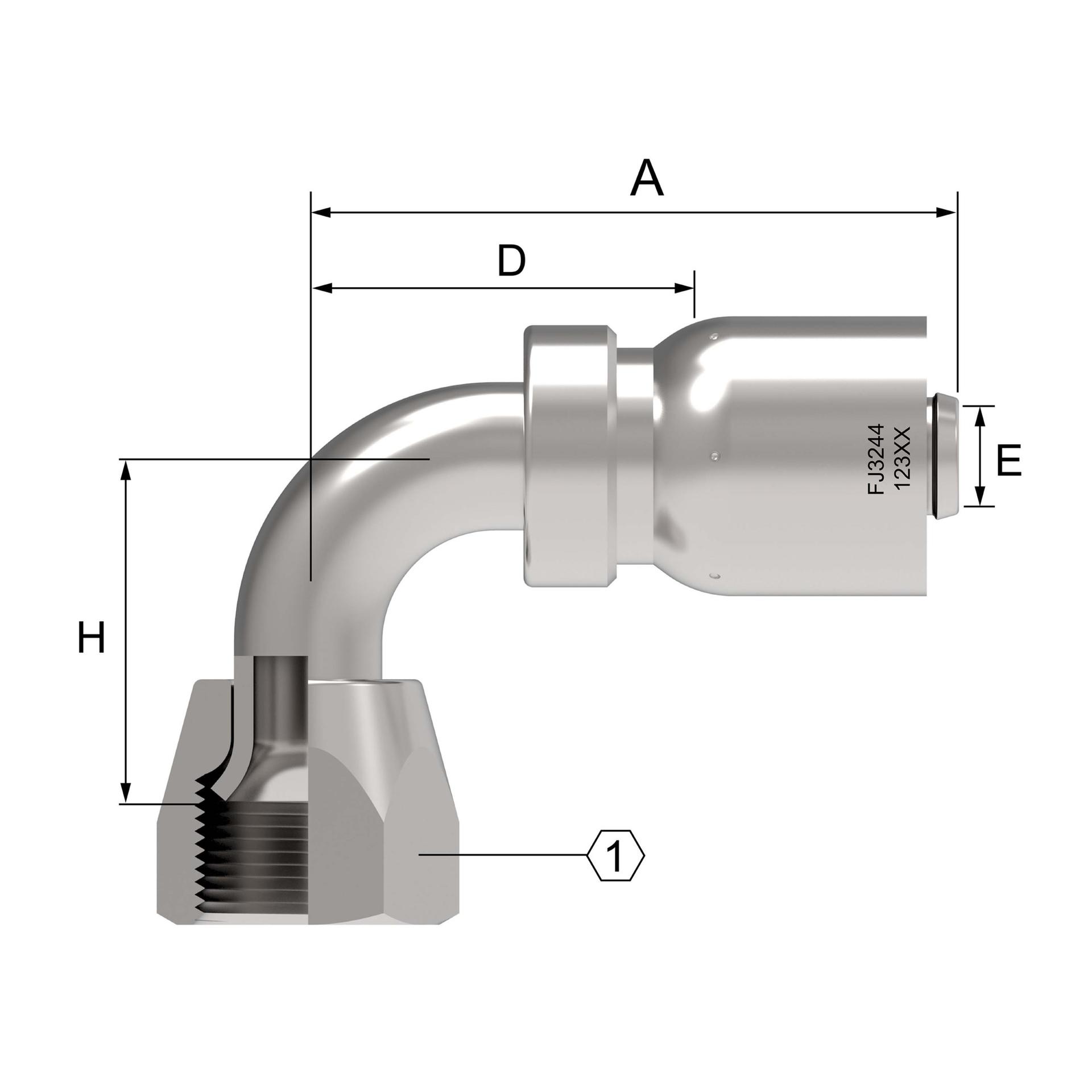 Hose Fittings FJ3244 [CENTER]