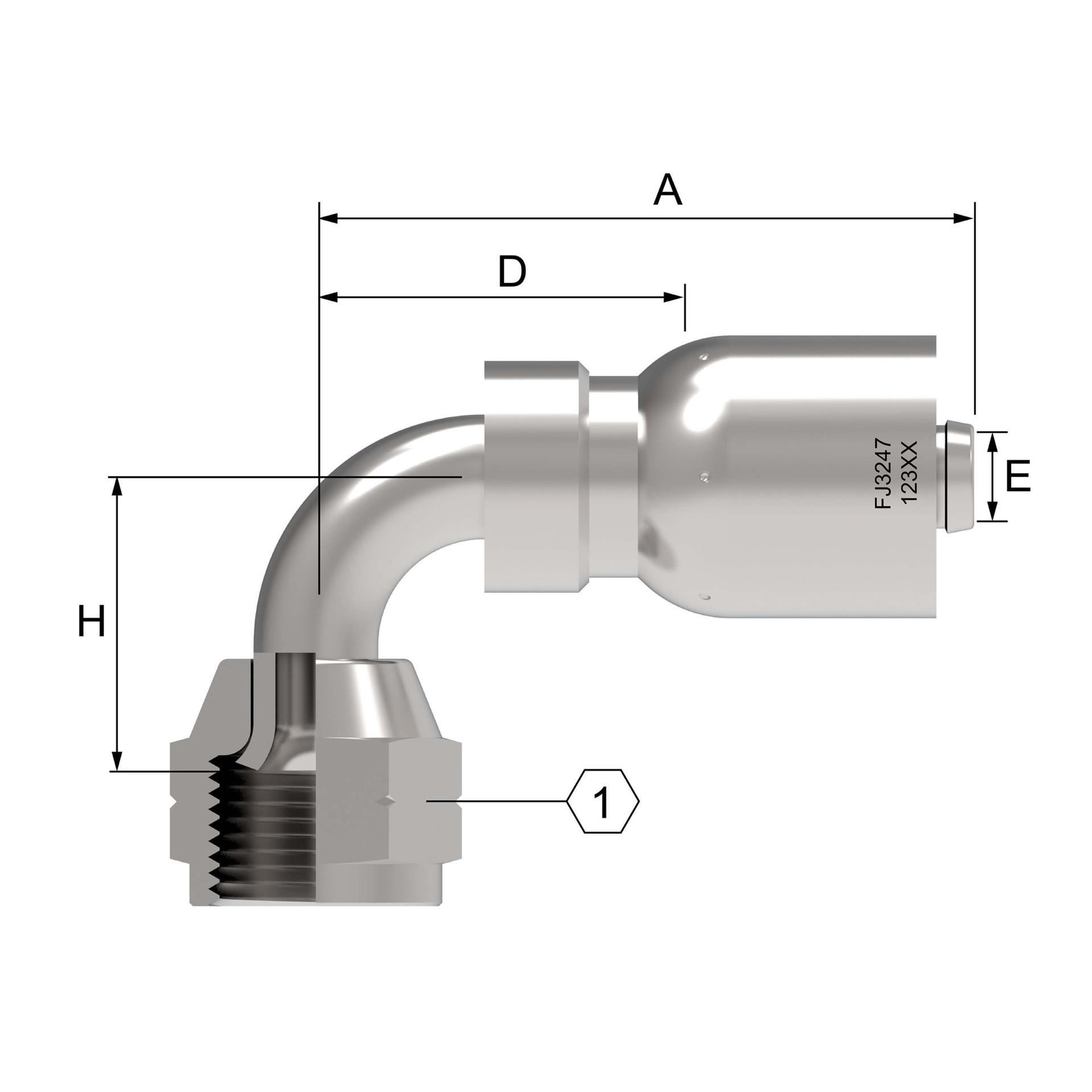 Hose Fittings FJ3247 [CENTER]