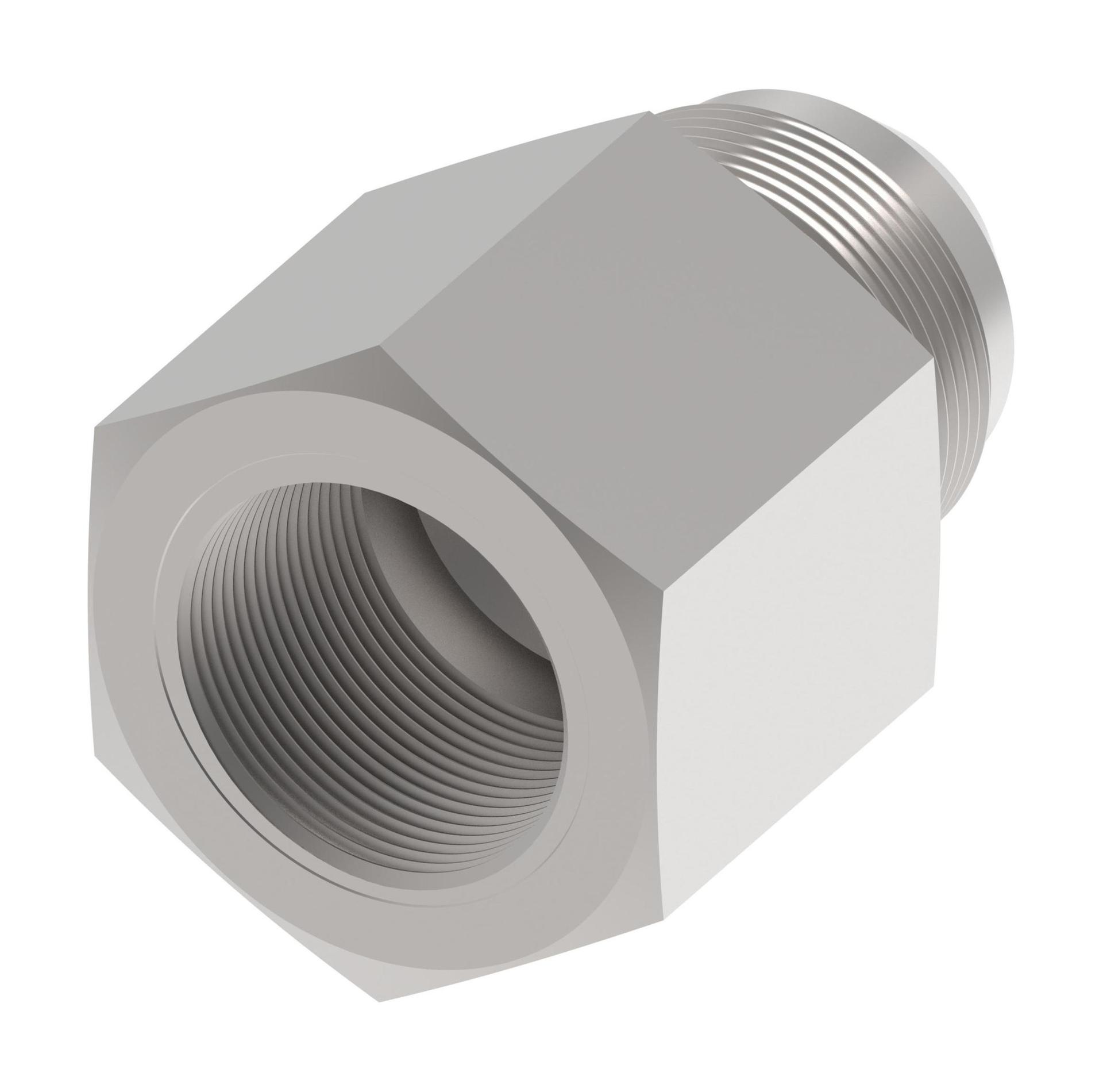 Straight Adapters RepImage_ThreadedMale_ThreadedFemale_Steel (RIGHT)