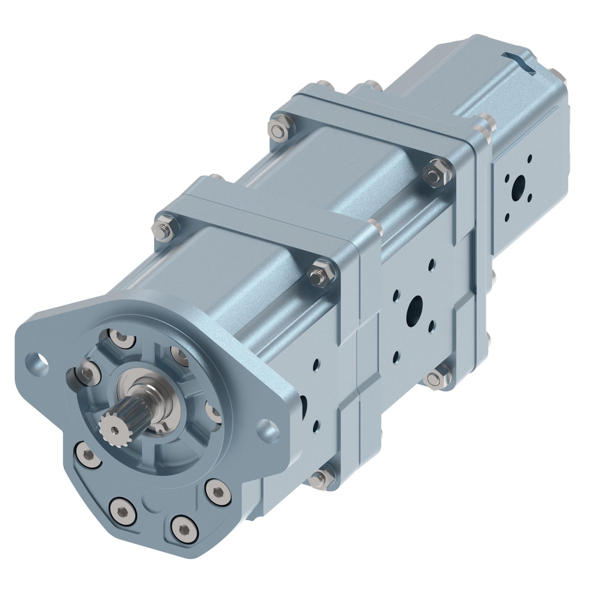 GearMe three stage aluminum gear pumps Group 3+3+2 category image