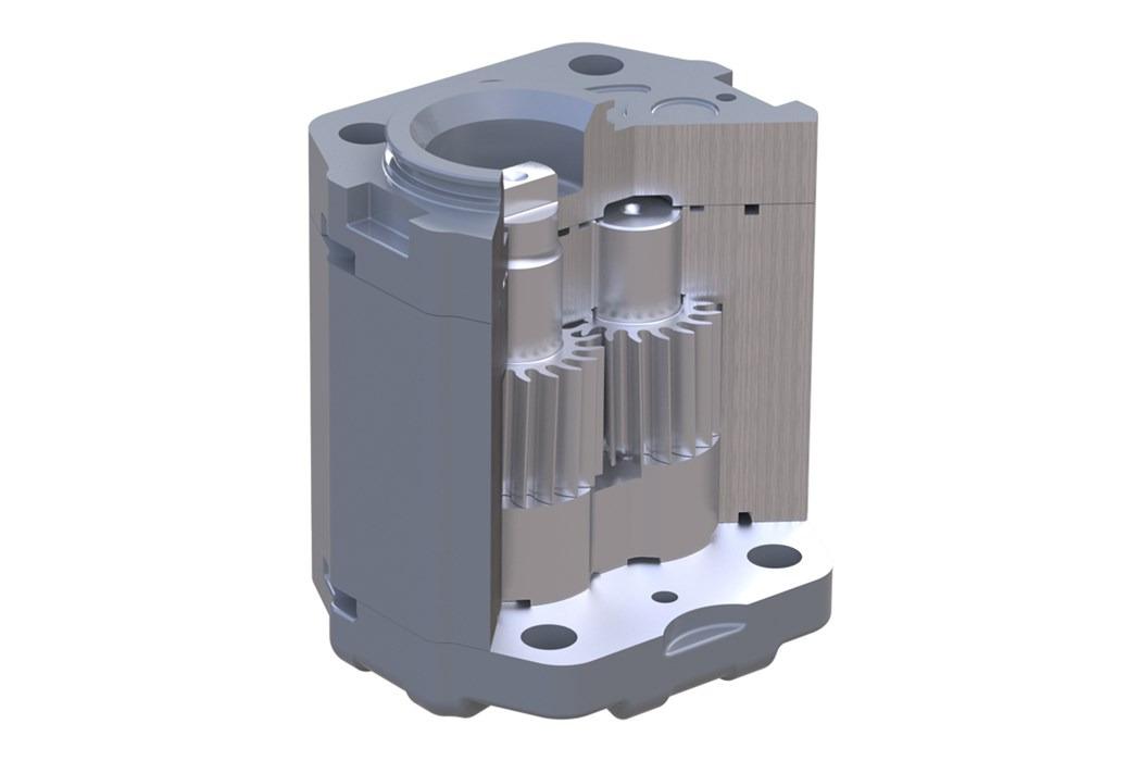 Shhark® aluminum low noise gear pump - Group 2