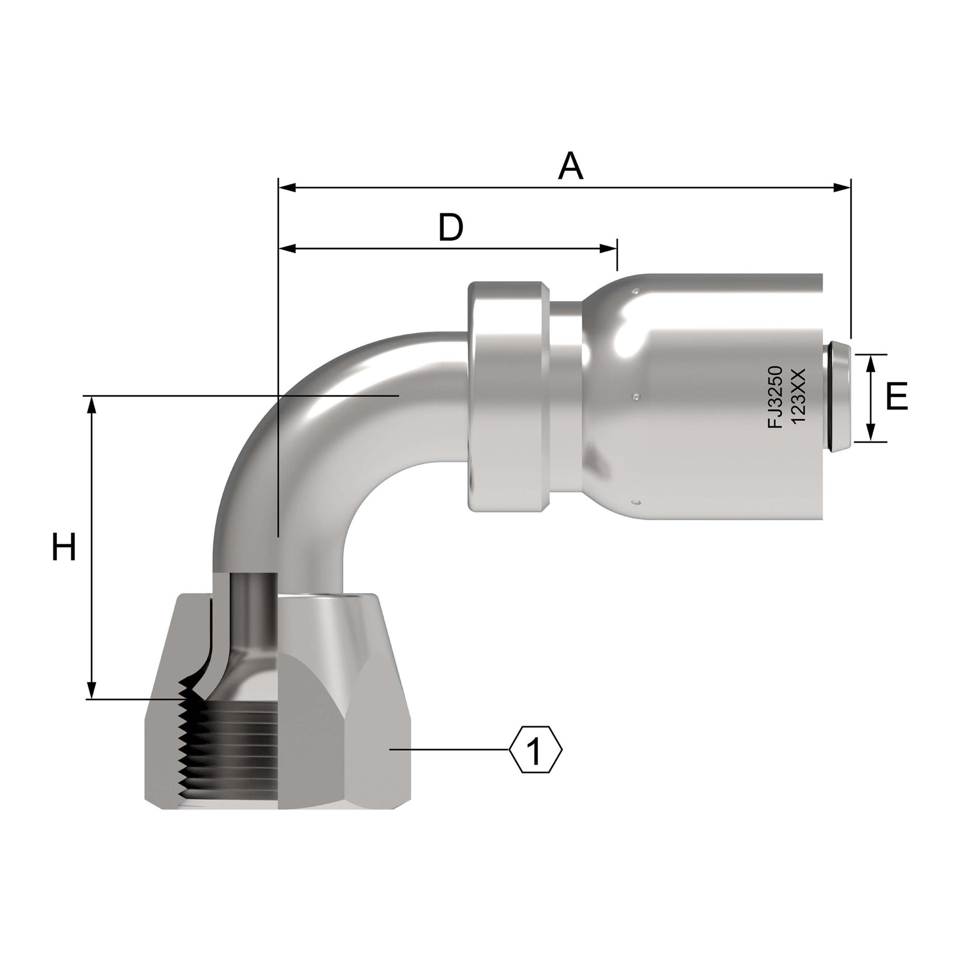 Hose Fittings FJ3250 (CENTER)