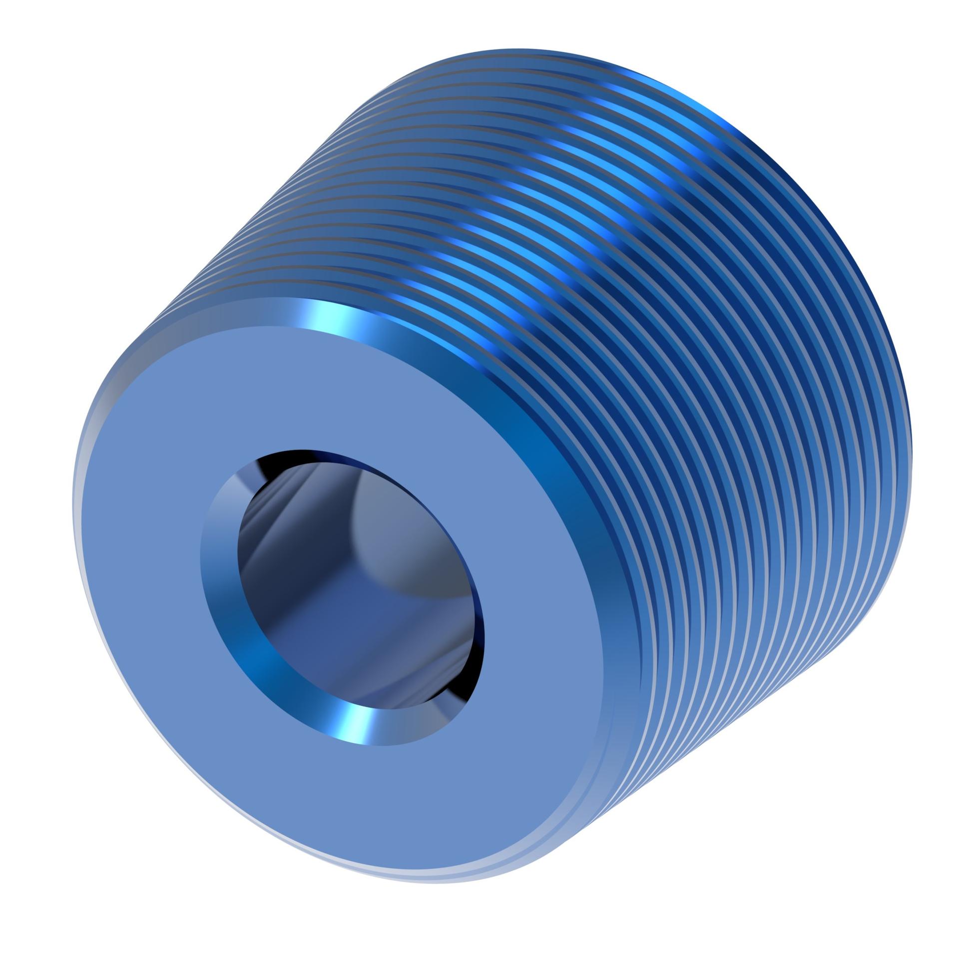 Straight Adapters FCM3684-Blue (RIGHT)