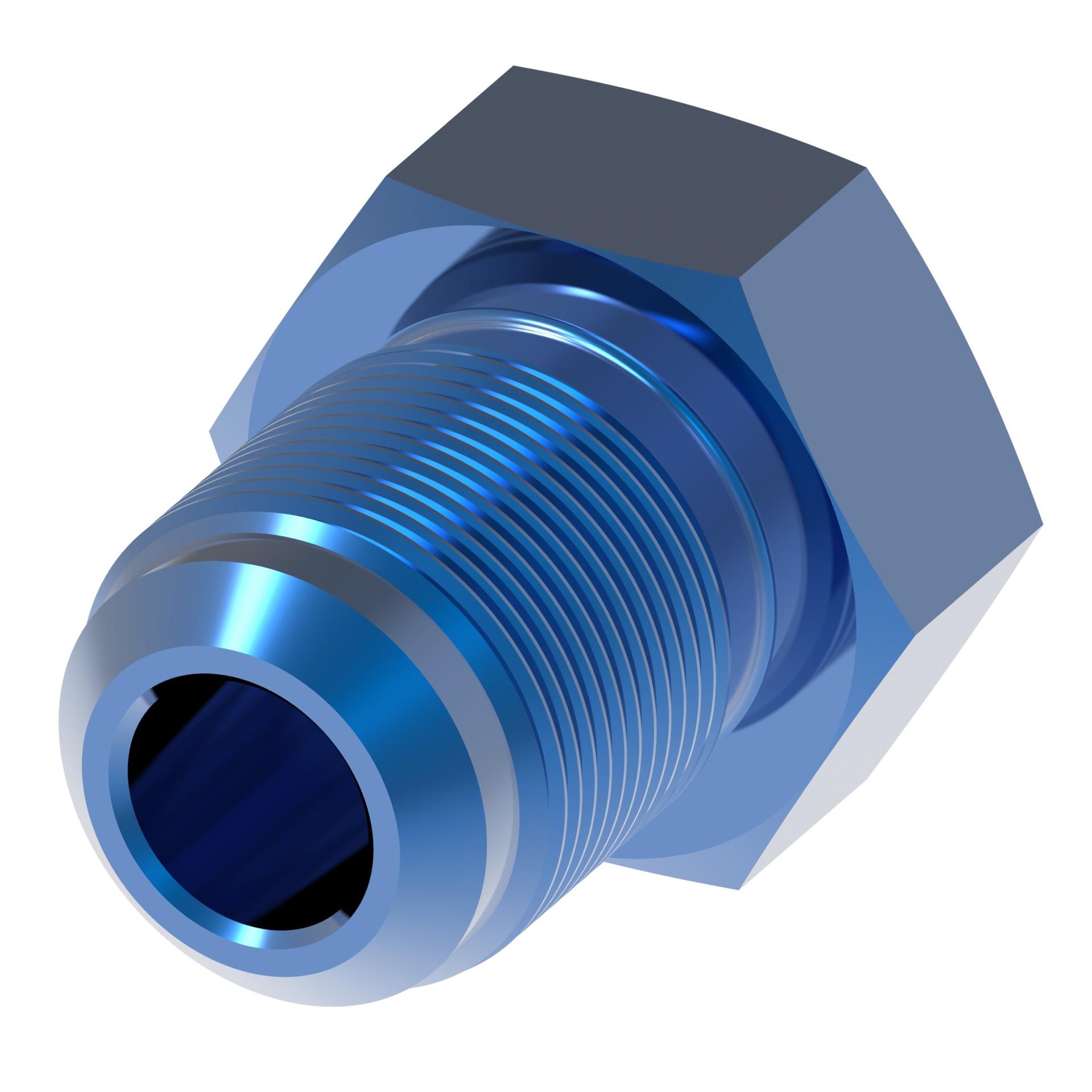 Straight Adapters FCM3712-Blue (RIGHT)