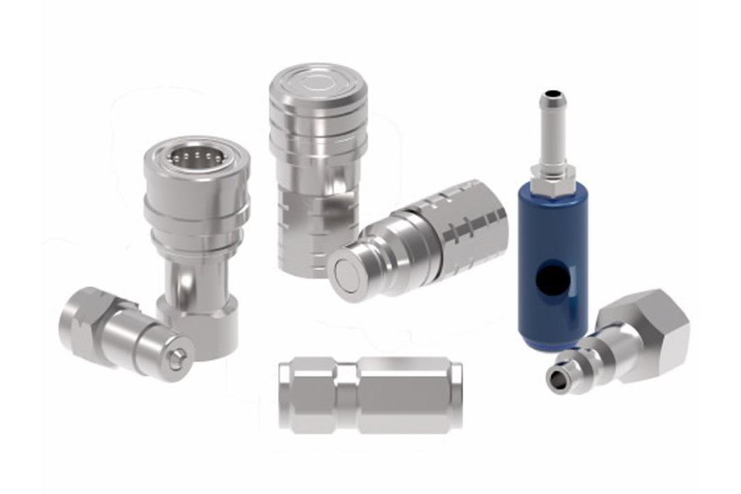 Hydraulic and pneumatic quick disconnect couplings
