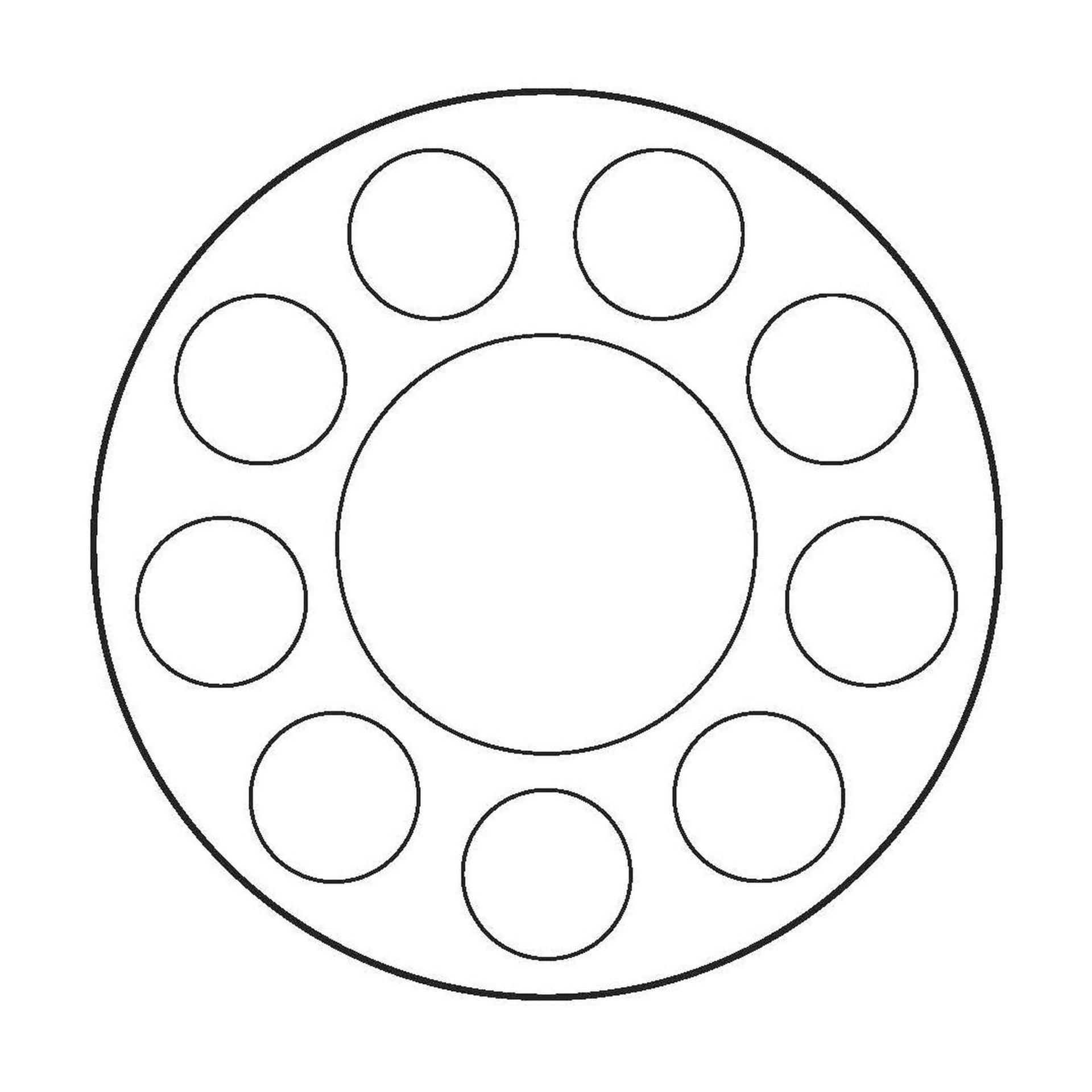 Pump Accessory Retainer Plate 102681-000 (CENTER)