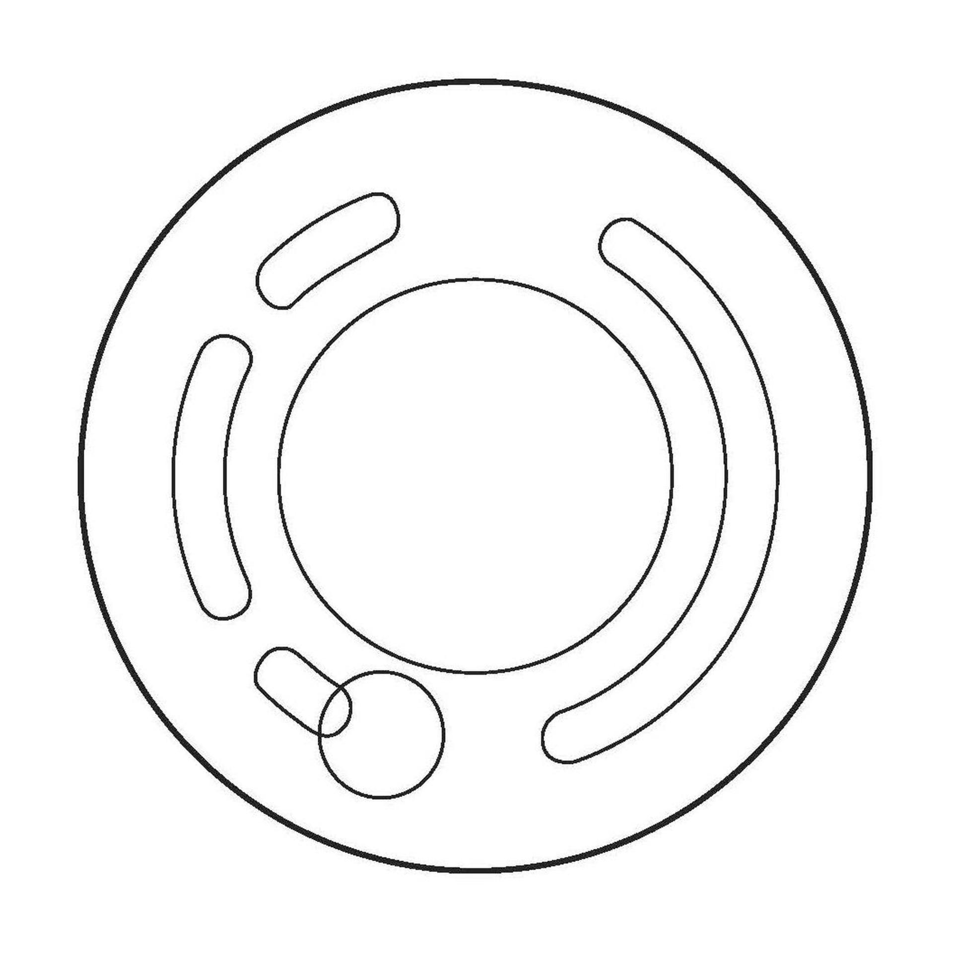Vickers by Danfoss Piston Pump Accessory Valve Plate 425412 (CENTER)