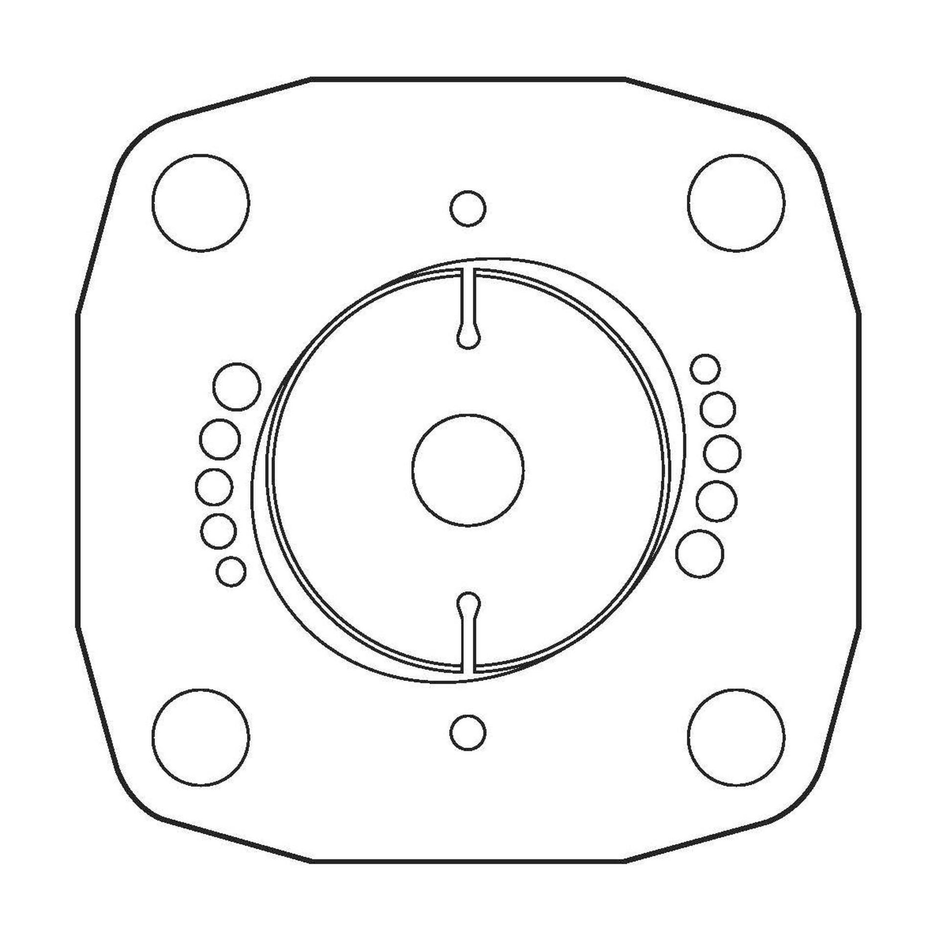 Vickers by Danfoss Spare Part Rotor 02-125727 (CENTER)