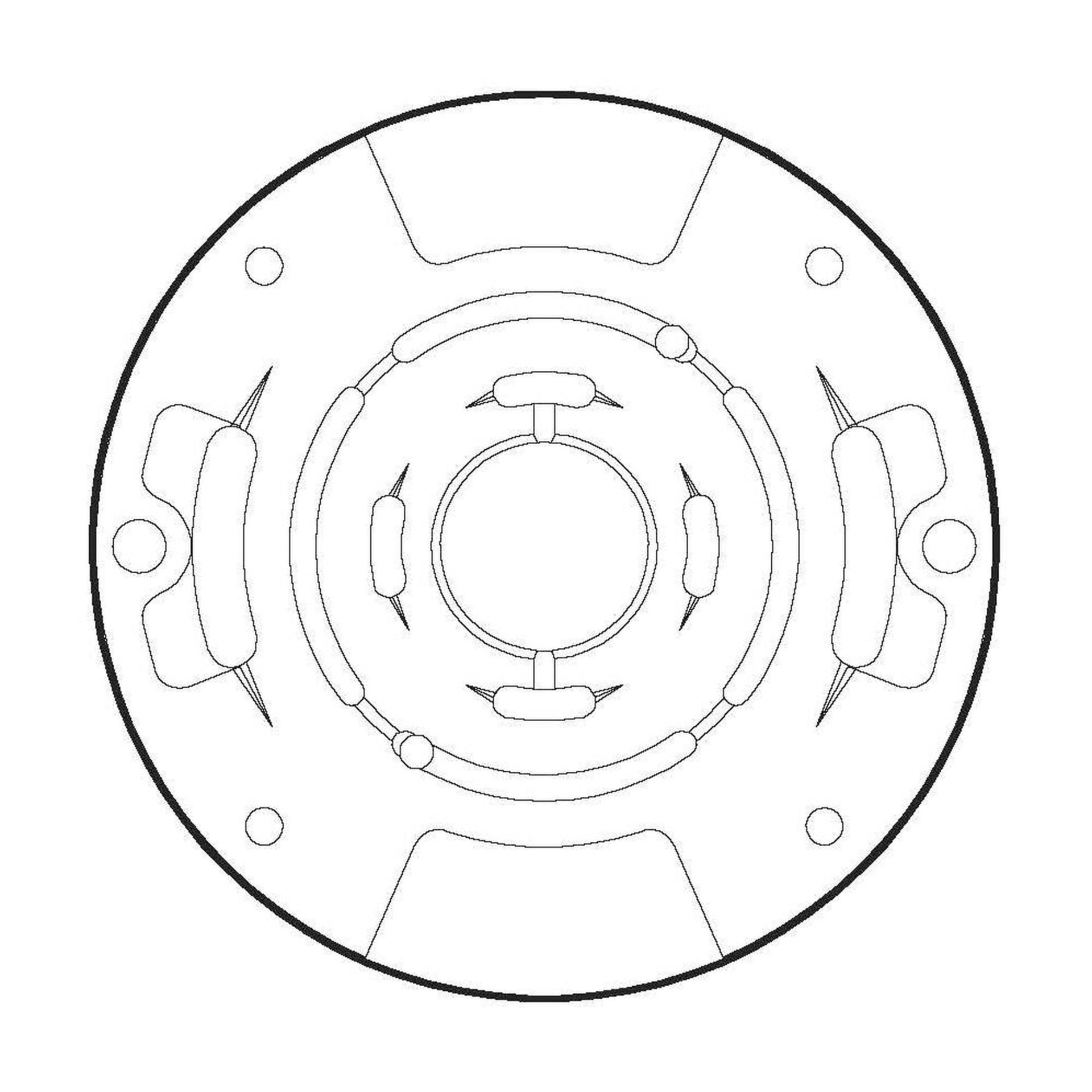 Pump Support Plate 584382 (CENTER)