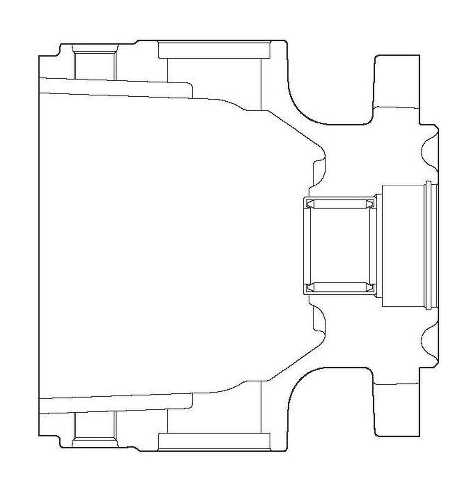 Danfoss Piston Pump Accessory Housing 70115-009 (CENTER)