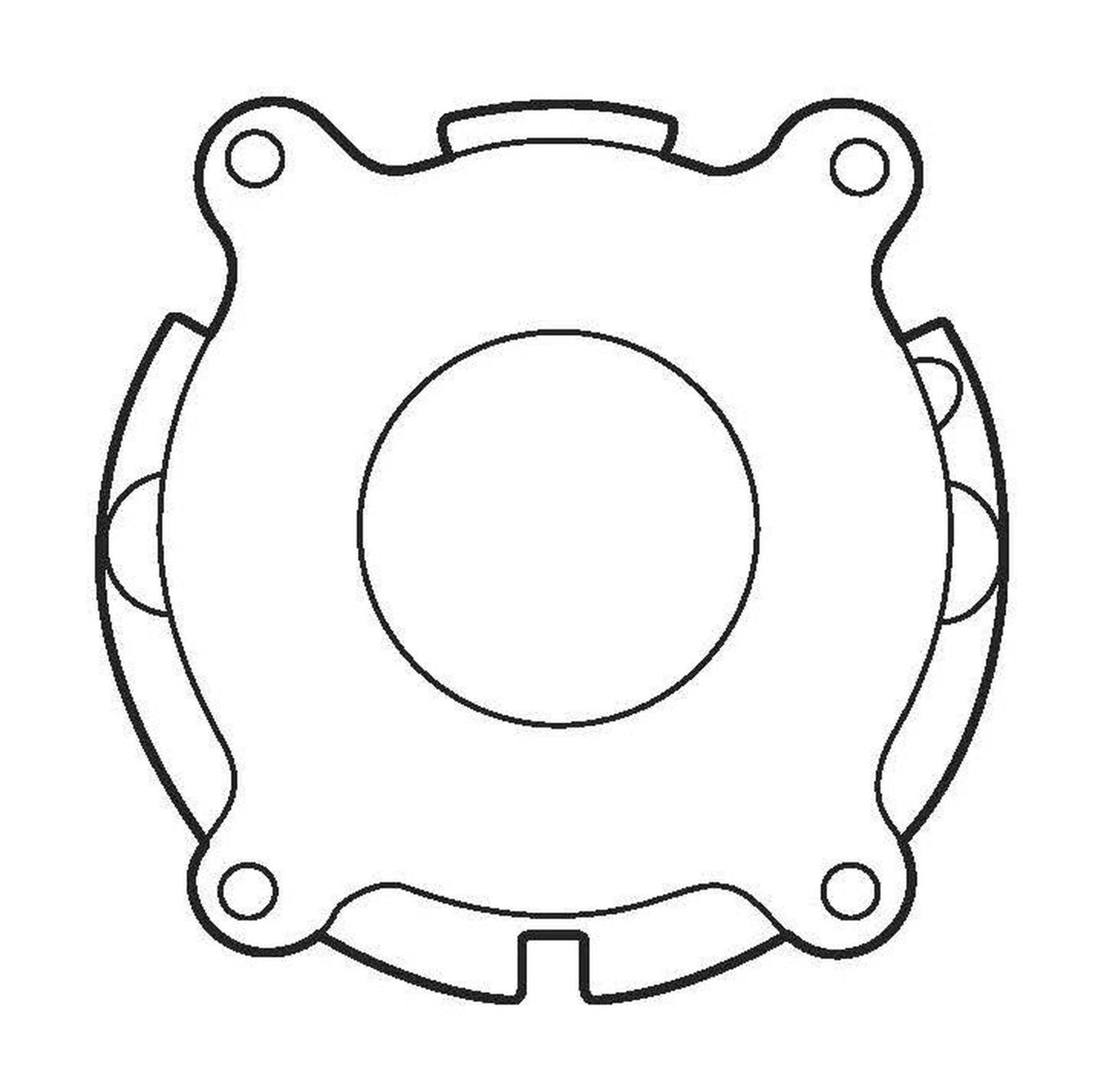 Danfoss Piston Pump Accessory Swashplate 103248-000 (BACK)