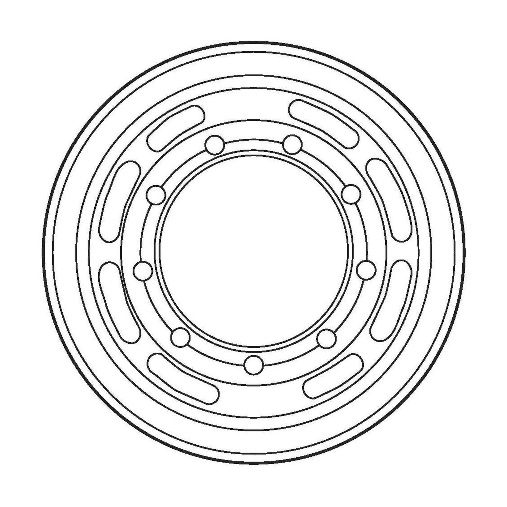 Pump ValvePlate 101780-000 (CENTER)
