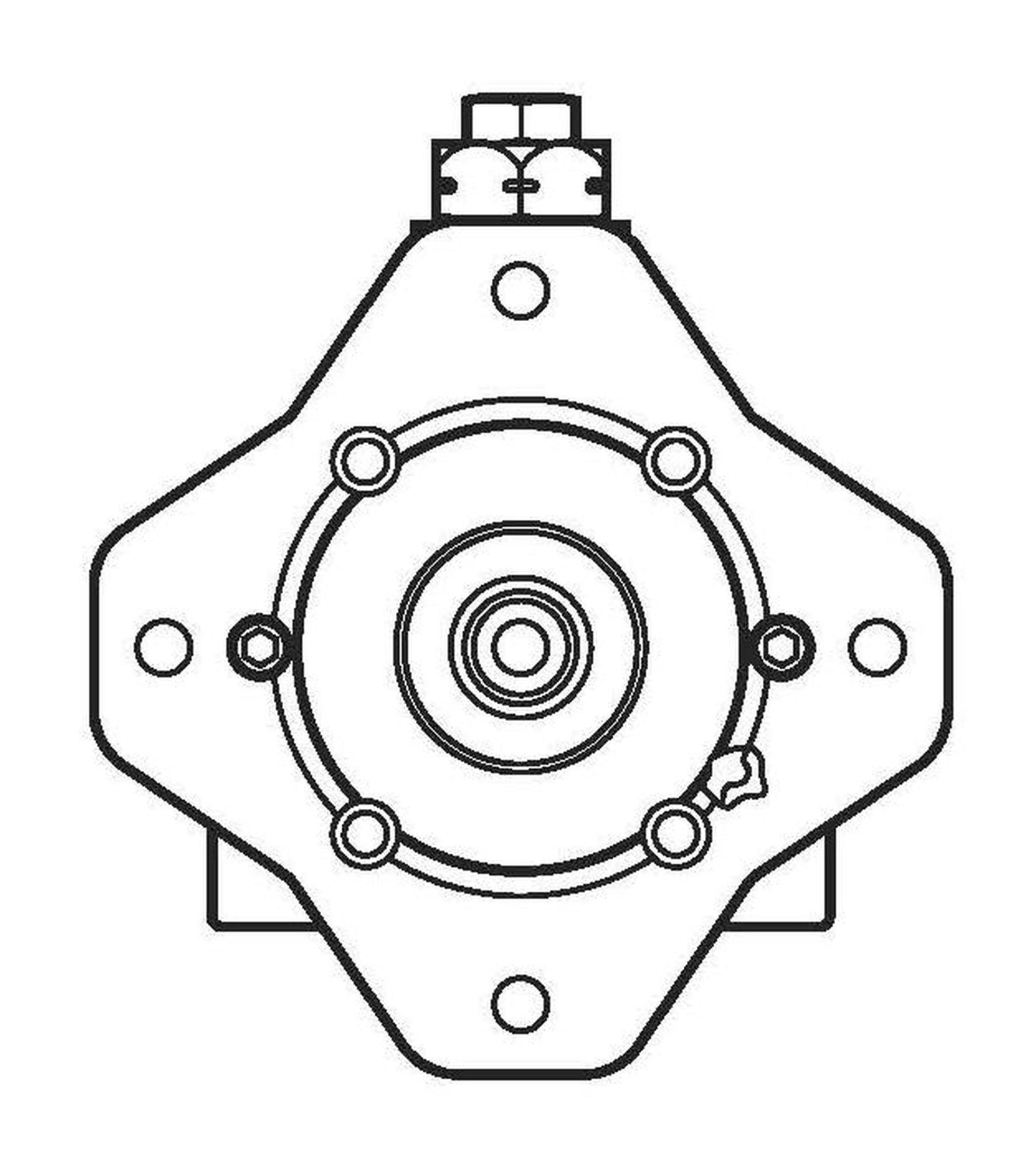 Danfoss Piston Pump Accessory B-Pad Charge Pump 111578-028 (CENTER)