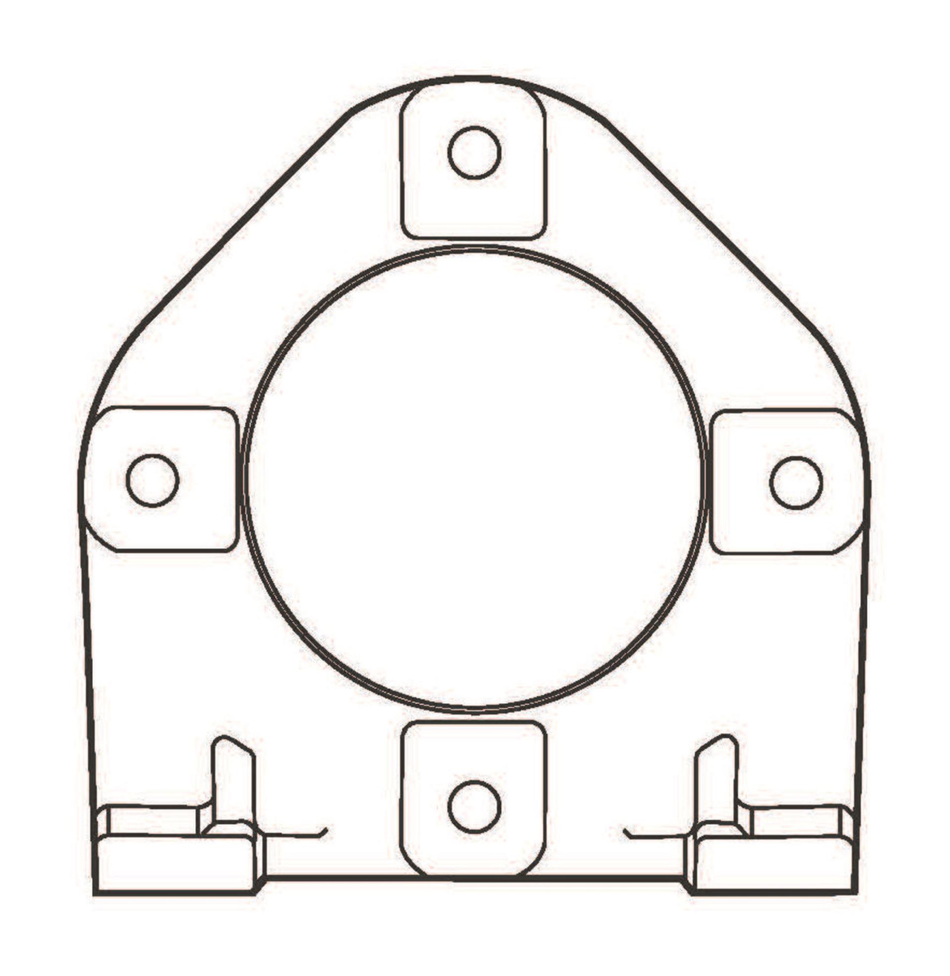 Vickers by Danfoss Spare Part Foot Bracket 199491 (CENTER)