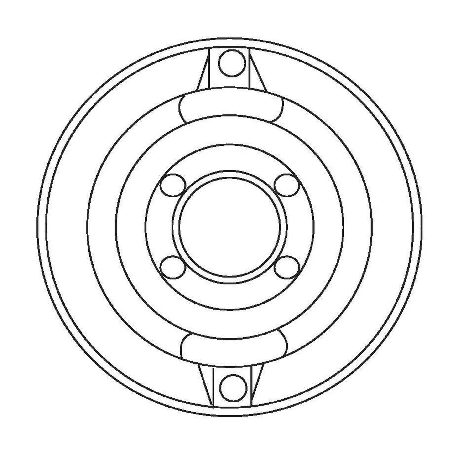 Pump Pressure Plate 373795 (CENTER)