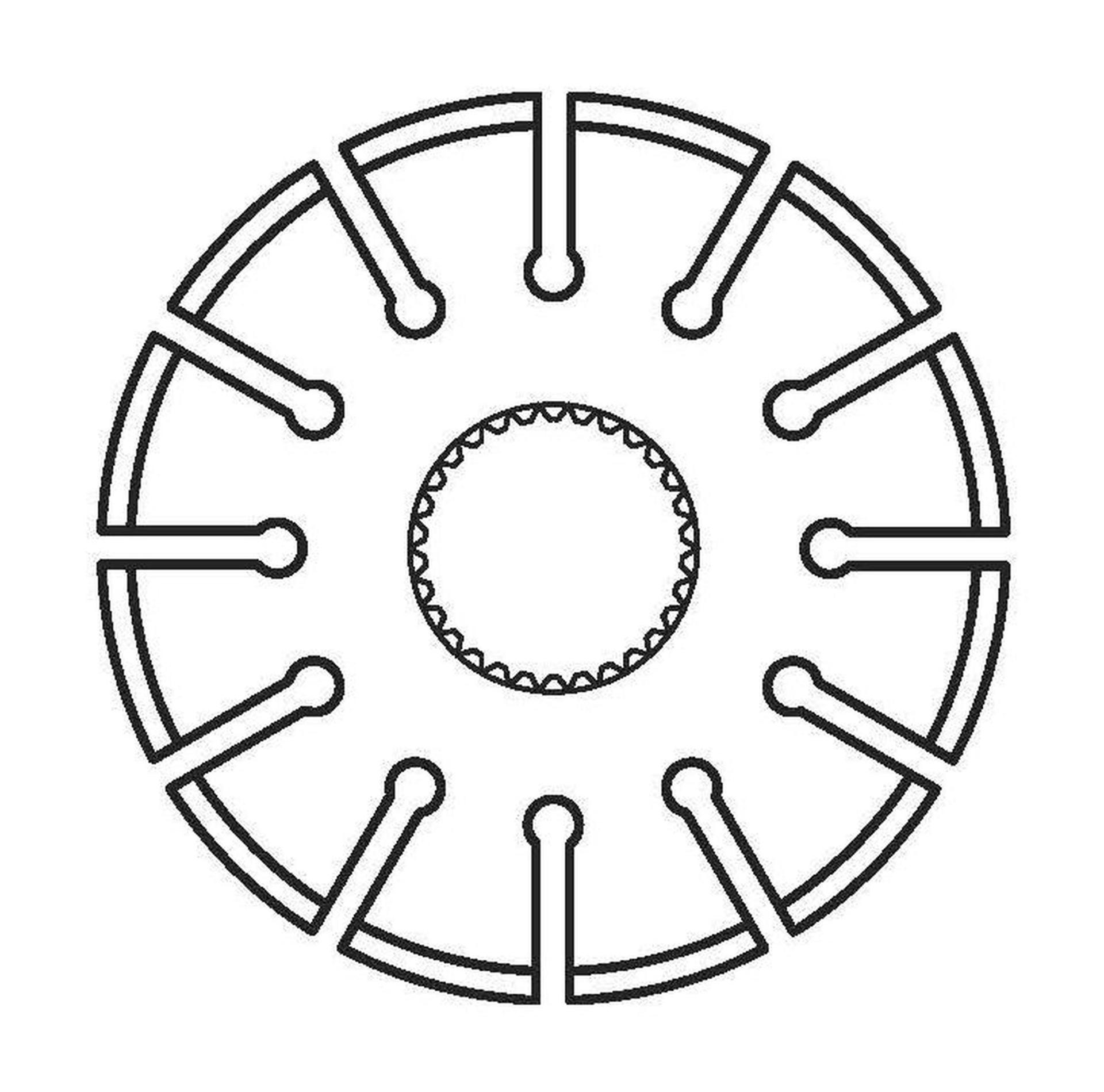 Vickers by Danfoss Spare Part Rotor 578900 (CENTER)