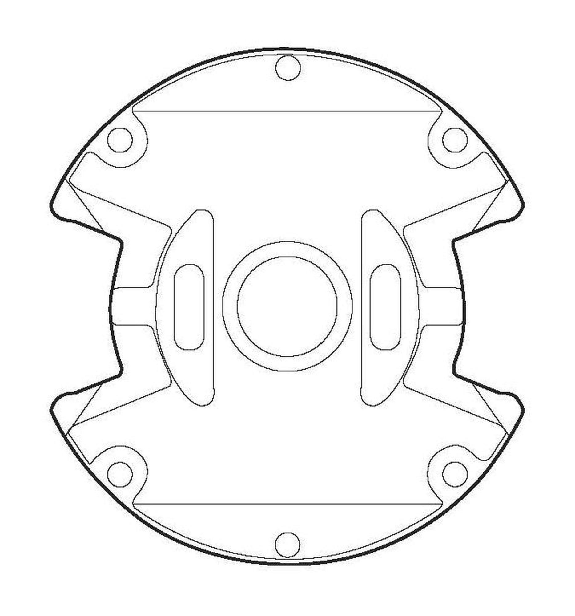 Inlet Plate and Bushing 578903 (CENTER)
