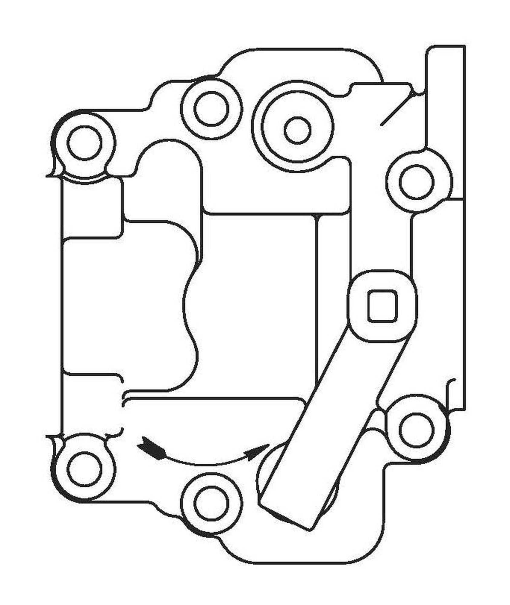 Danfoss Piston Pump Accessory Valve Block 928637 (CENTER)