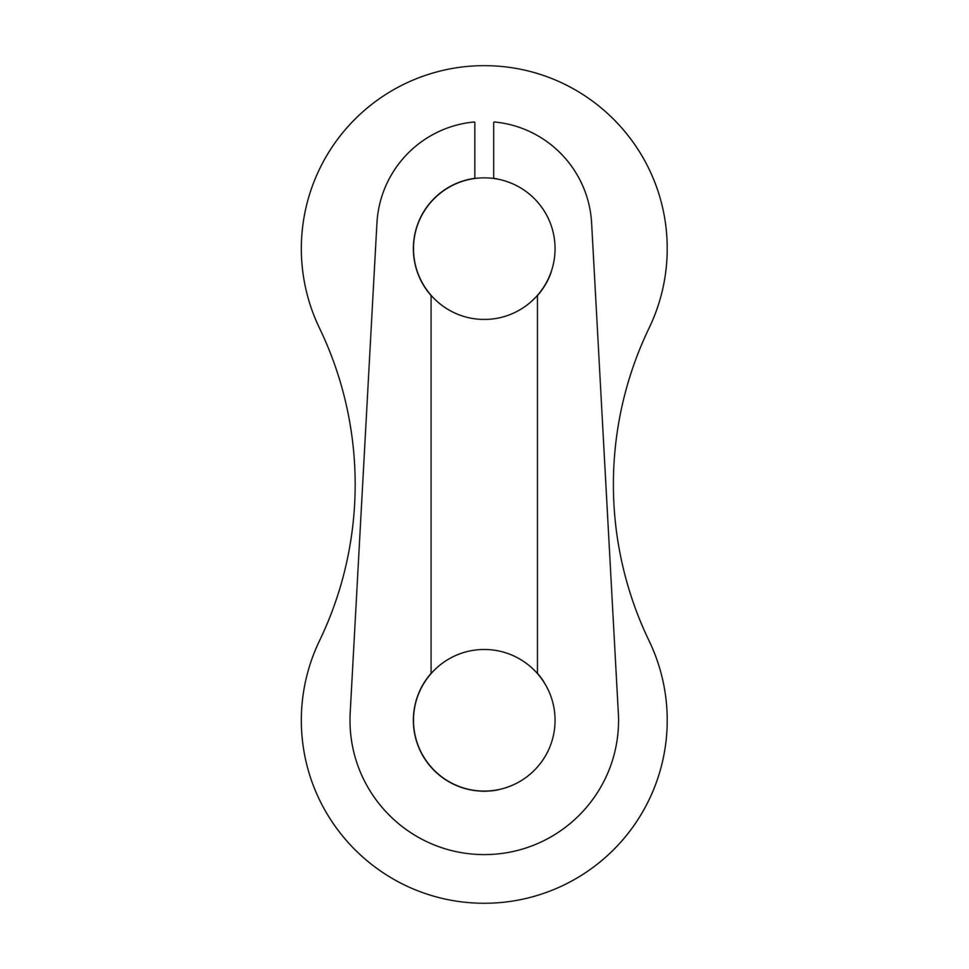 Vickers by Danfoss PVM Series Piston Pump Accessory Chain Link 934026 (CENTER)