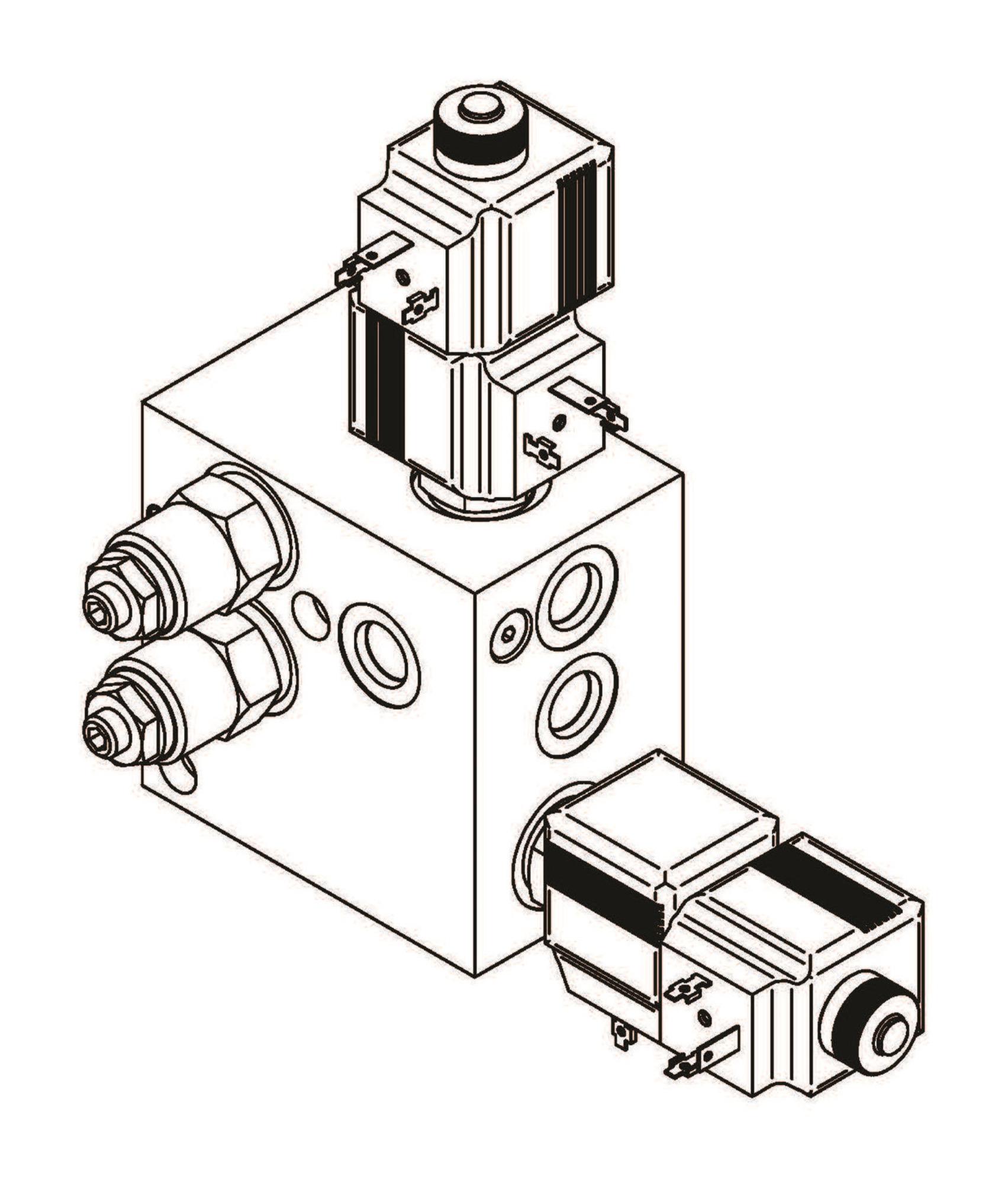Valve Block Manifold Assembly CXP11360-01 (RIGHT)