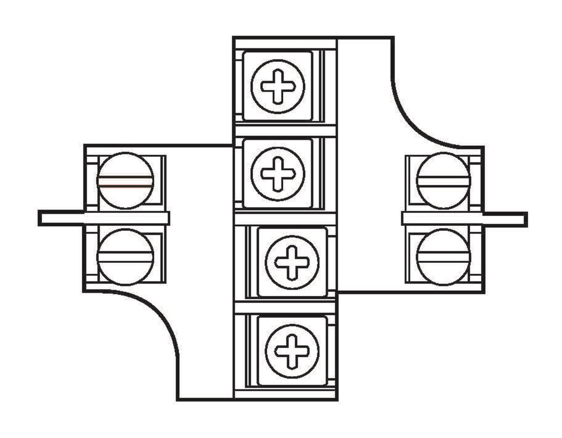 Vickers by Danfoss Spare Part Terminal Block 890345 (TOP)