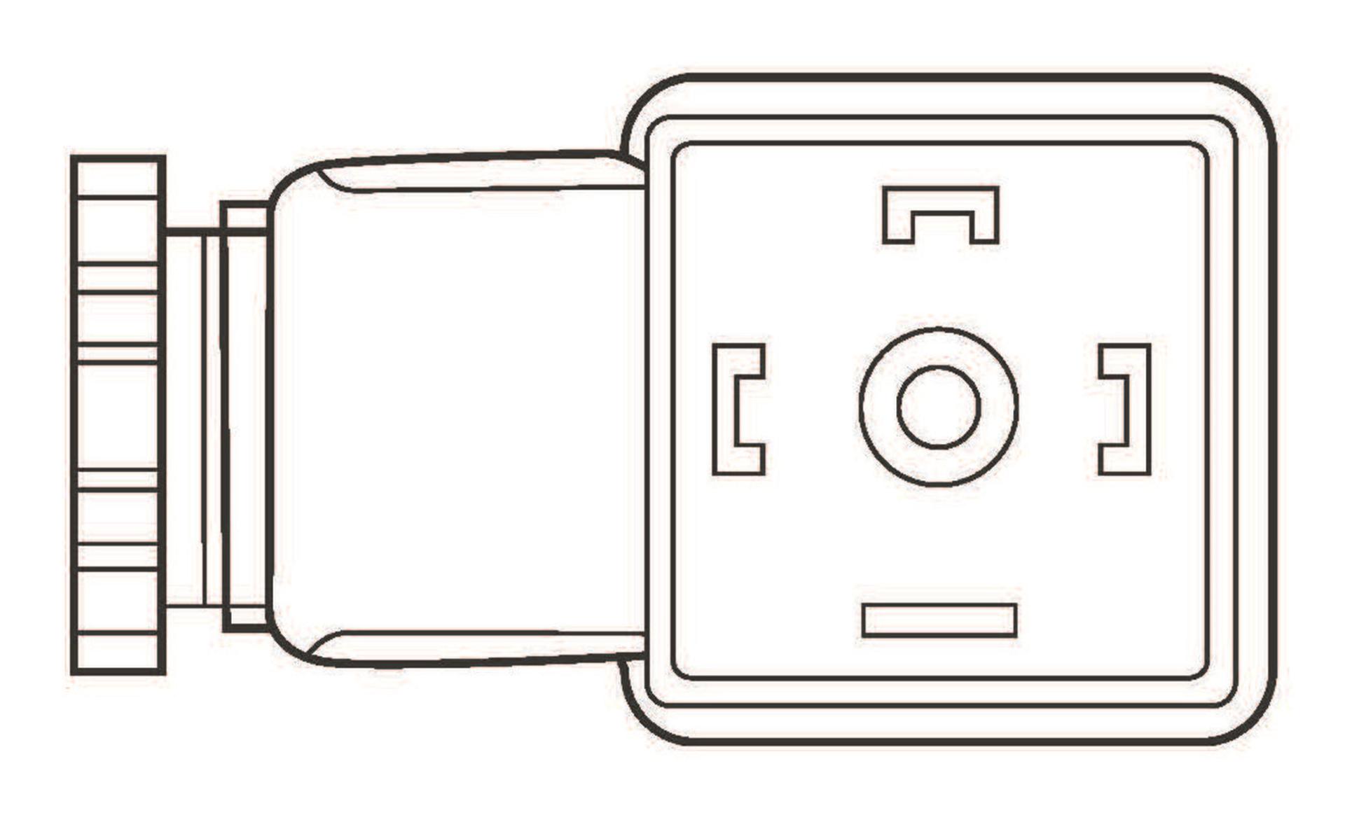 Vickers by Danfoss Spare Part Connector 977470 (CENTER)
