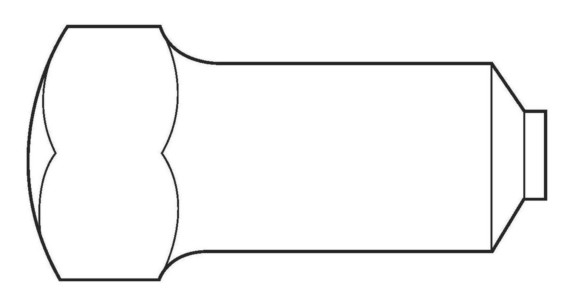 Danfoss Spare Part Set Screw 000374X0210 (CENTER)