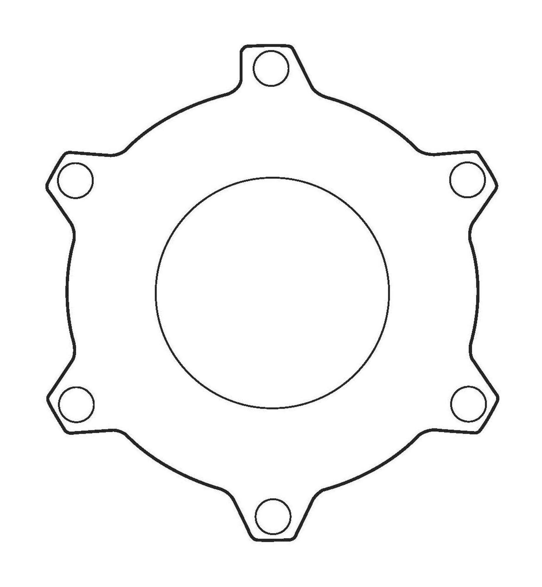 Danfoss Kits and Spare Parts Reaction Plate 512340 (CENTER)