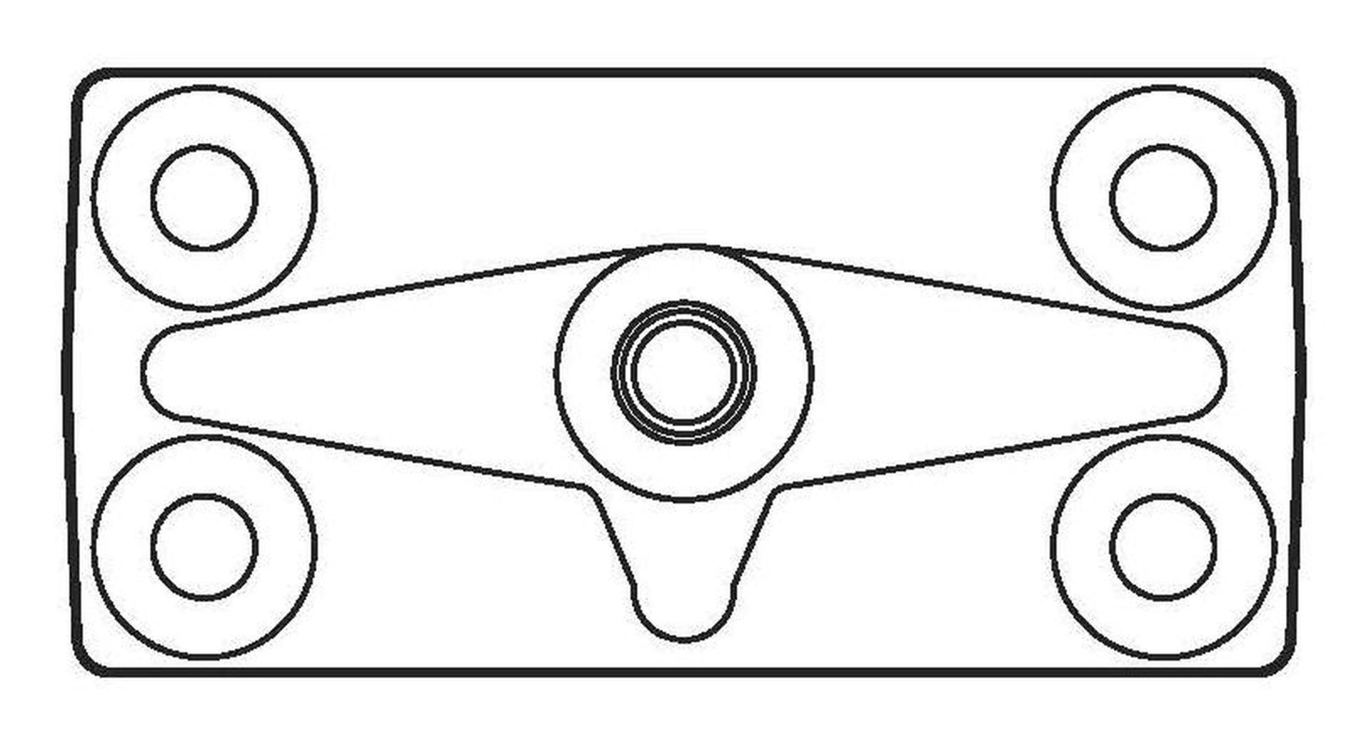 Danfoss  Kits and Spare Parts Reaction Pin Bracket 512362 (LEFT)