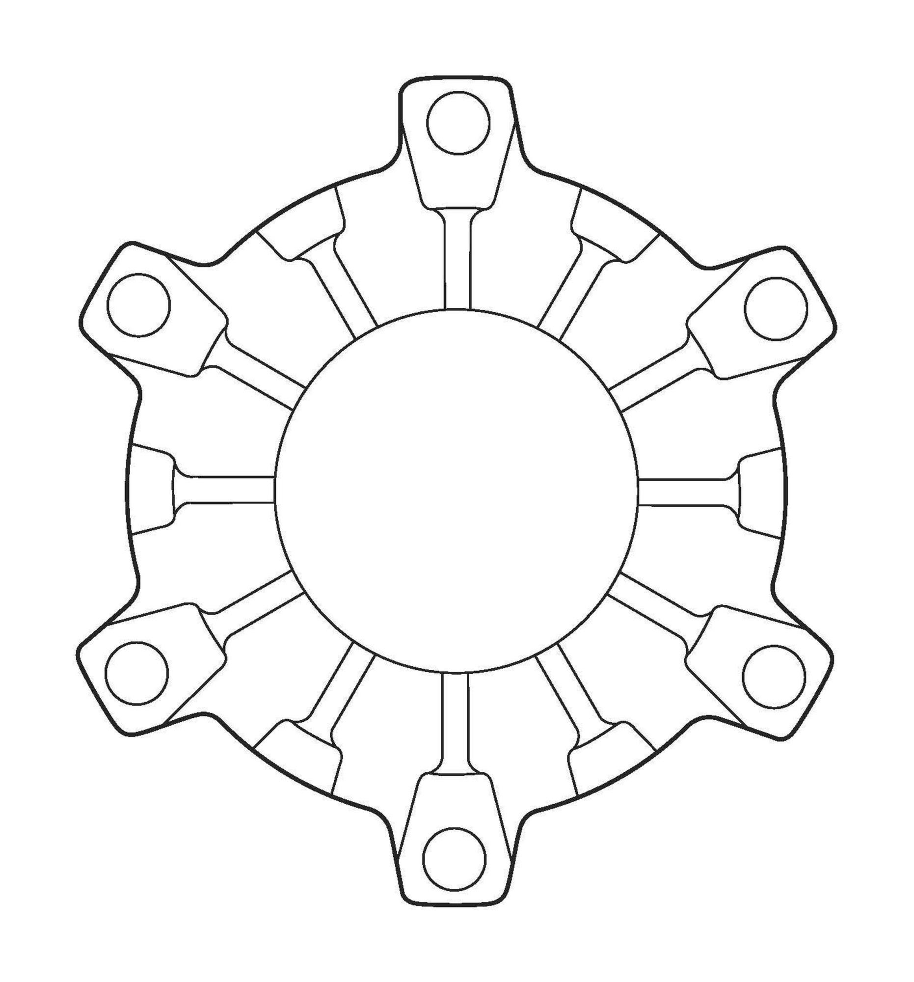 Danfoss  Kits and Spare Parts Pressure Plate 512525 (CENTER)