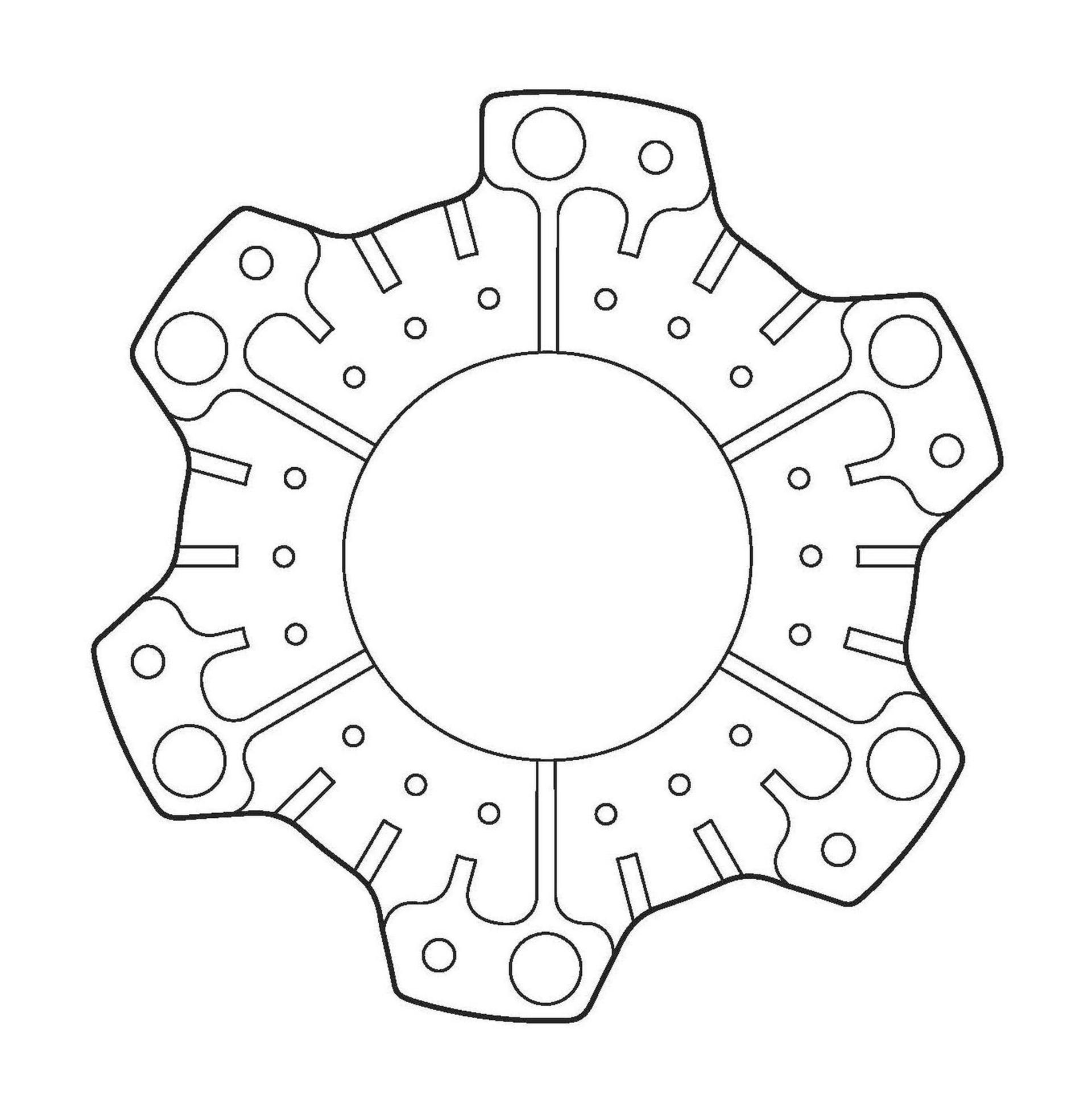Danfoss Kits and Spare Parts Pressure Plate 512537 (CENTER)