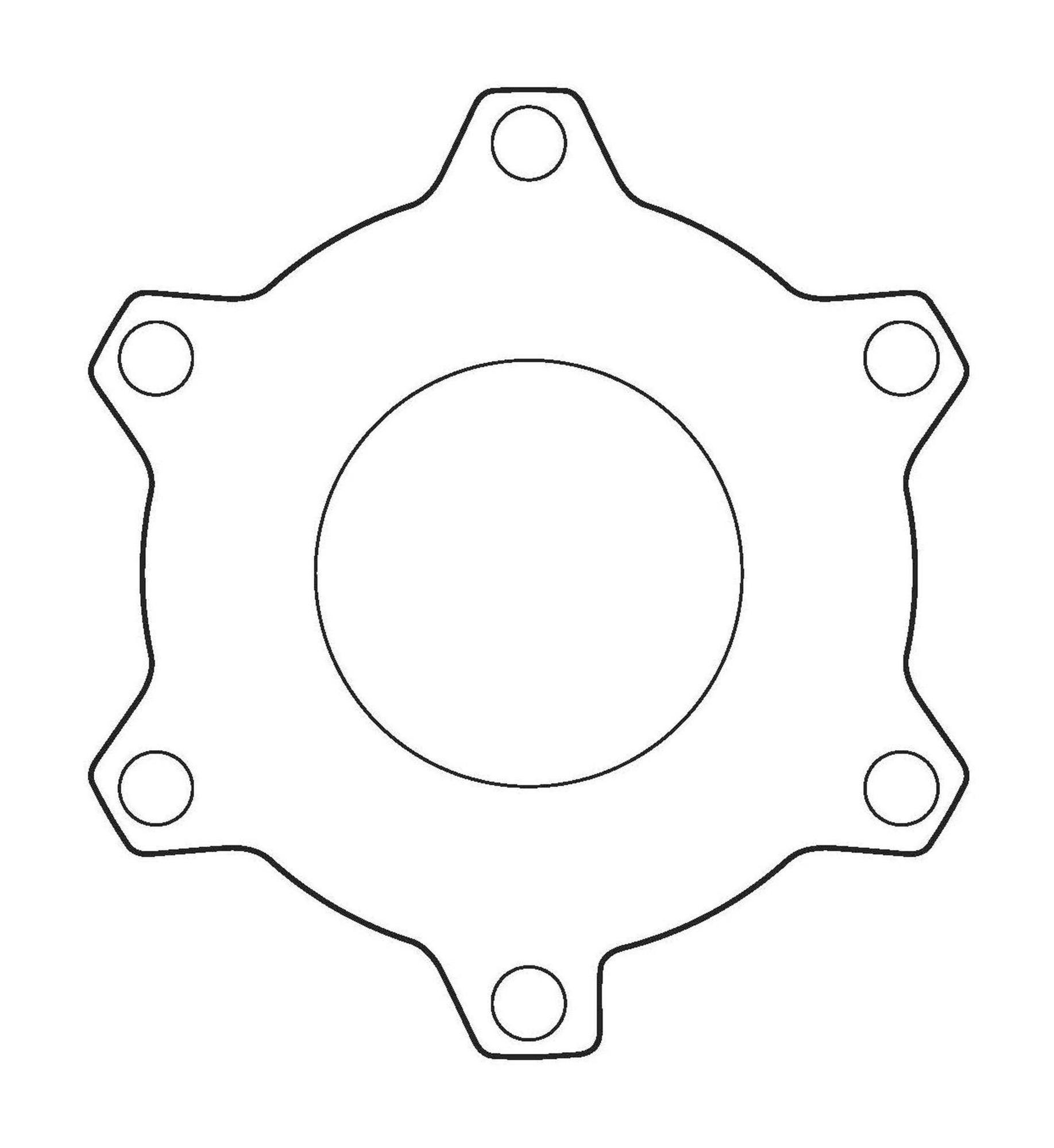 Danfoss Kits and Spare Parts Reaction Plate 512541 (CENTER)