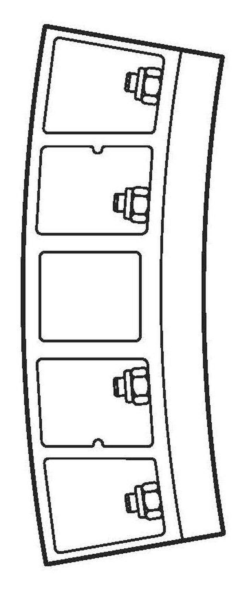Danfoss  Kits and Spare Parts Friction Shoe Assembly 511644 (CENTER)