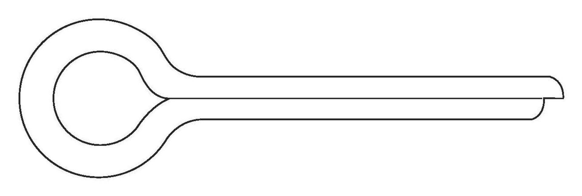 Danfoss Spare Part Cotter Pin 000065X0007 (CENTER)