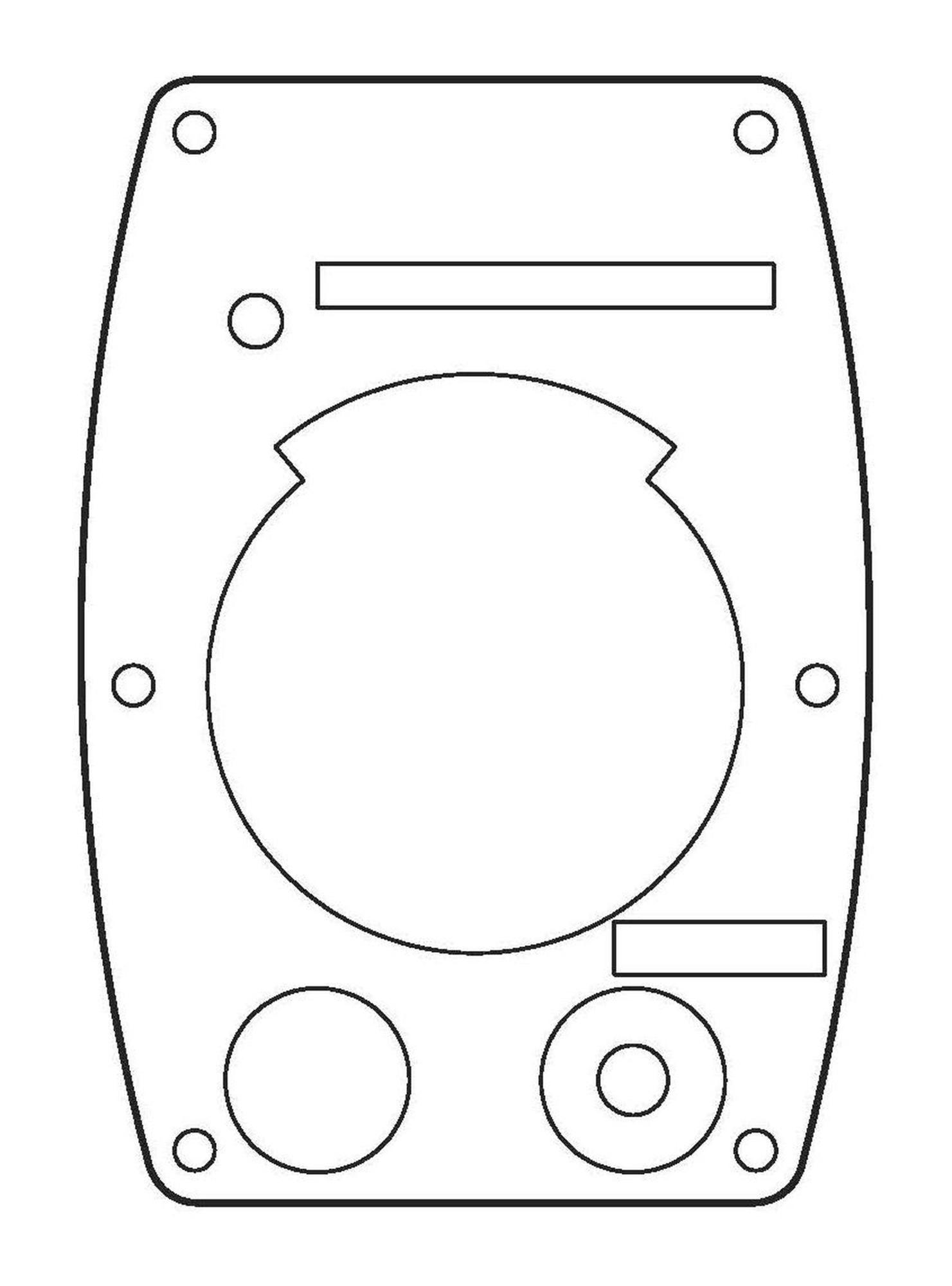 Danfoss Labels and Tags Name Plate 422782 (CENTER)