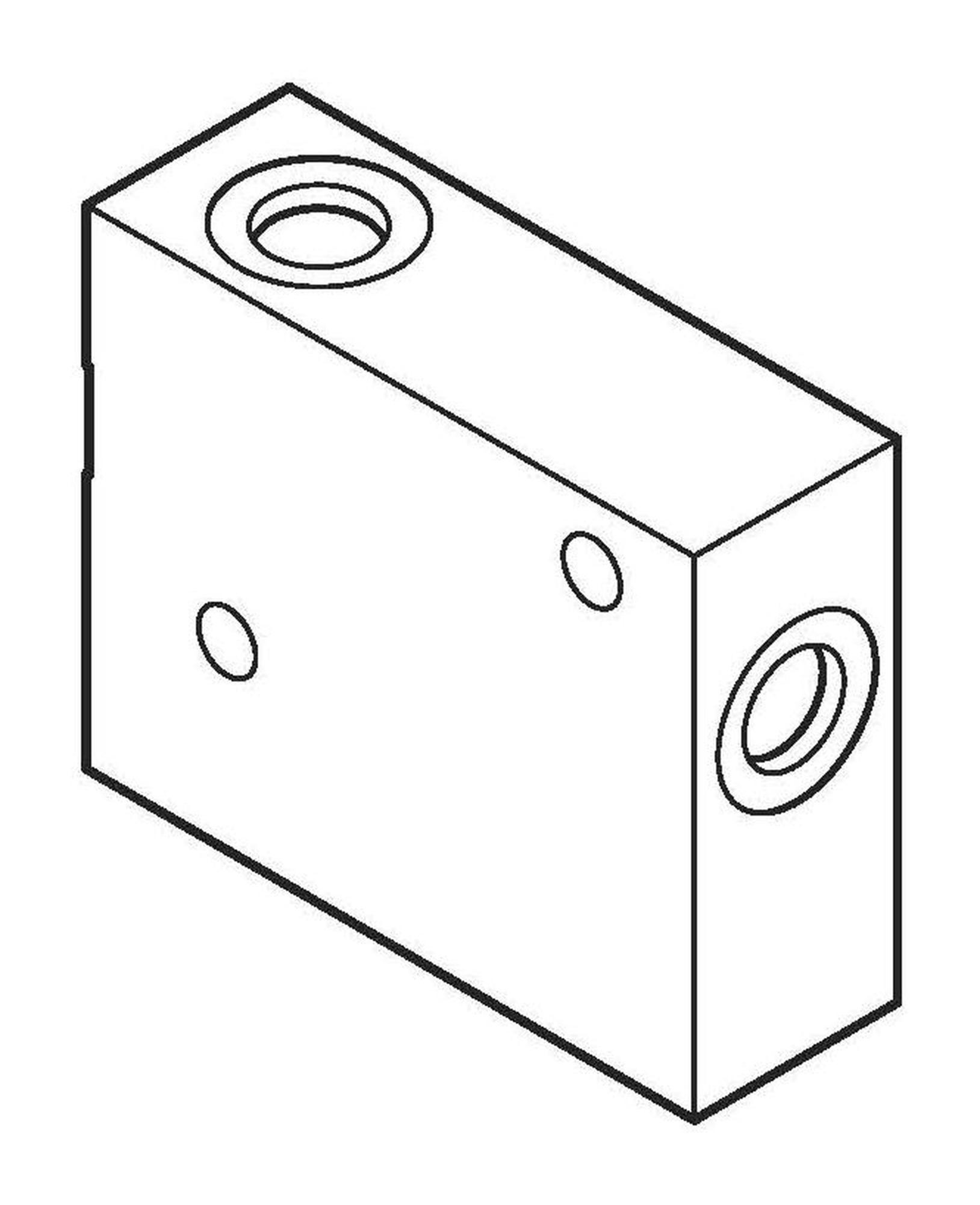Vickers by Danfoss 1PD Series Spare Part Body BXP10556 [RIGHT]