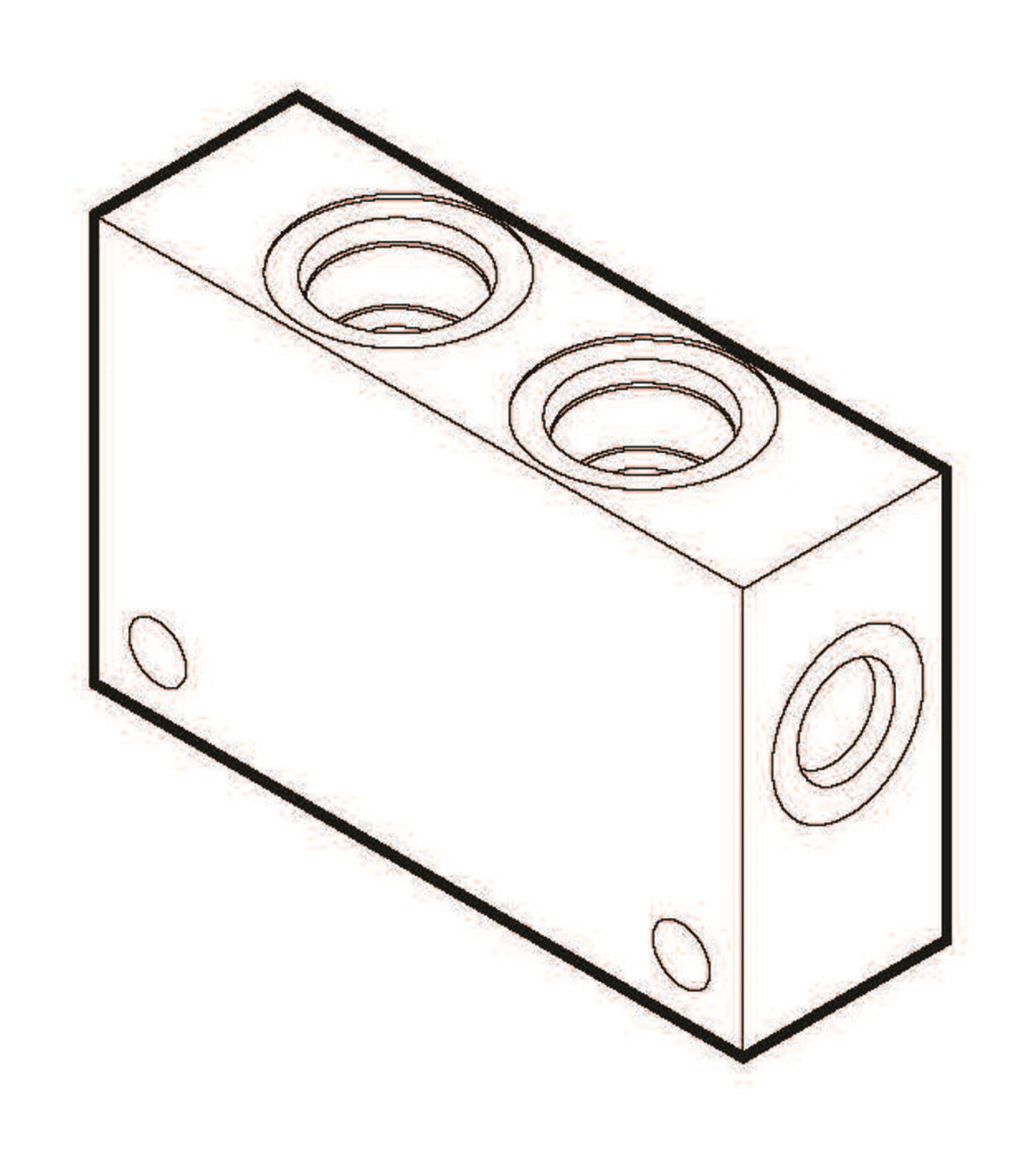 Vickers by Danfoss Spare Part Body B10805 [RIGHT]