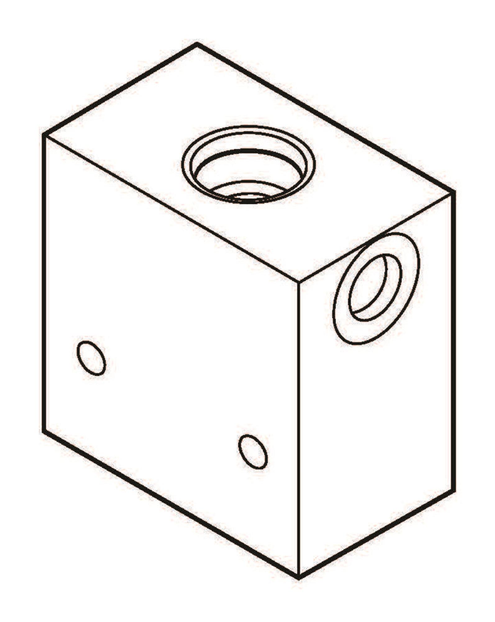 Vickers by Danfoss 1CE Series Spare Part Body BXP24257 [RIGHT]