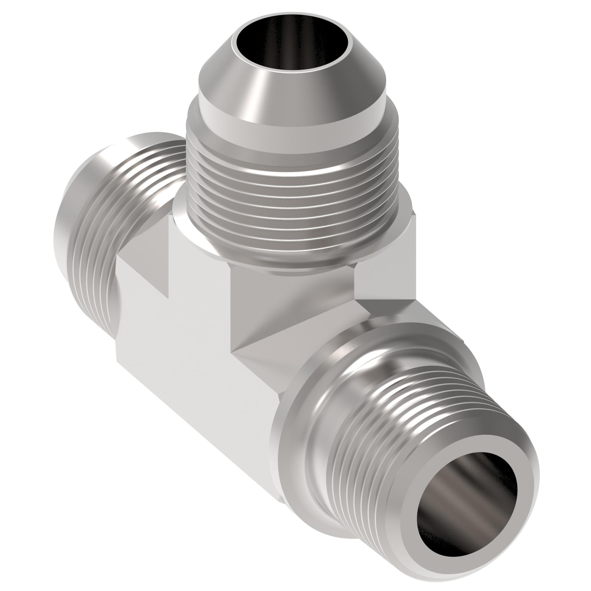 Danfoss 2028 Series Tee/Y Adapters External Pipe to 37° Flare 2028-6-8 [LEFT]