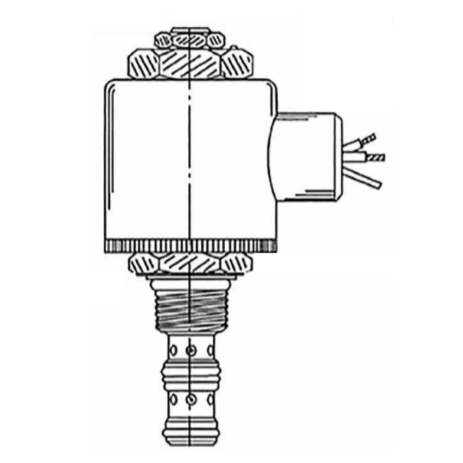 Vickers by Danfoss SV1E-10 Series Solenoid Valves 02-167445 [CENTER]