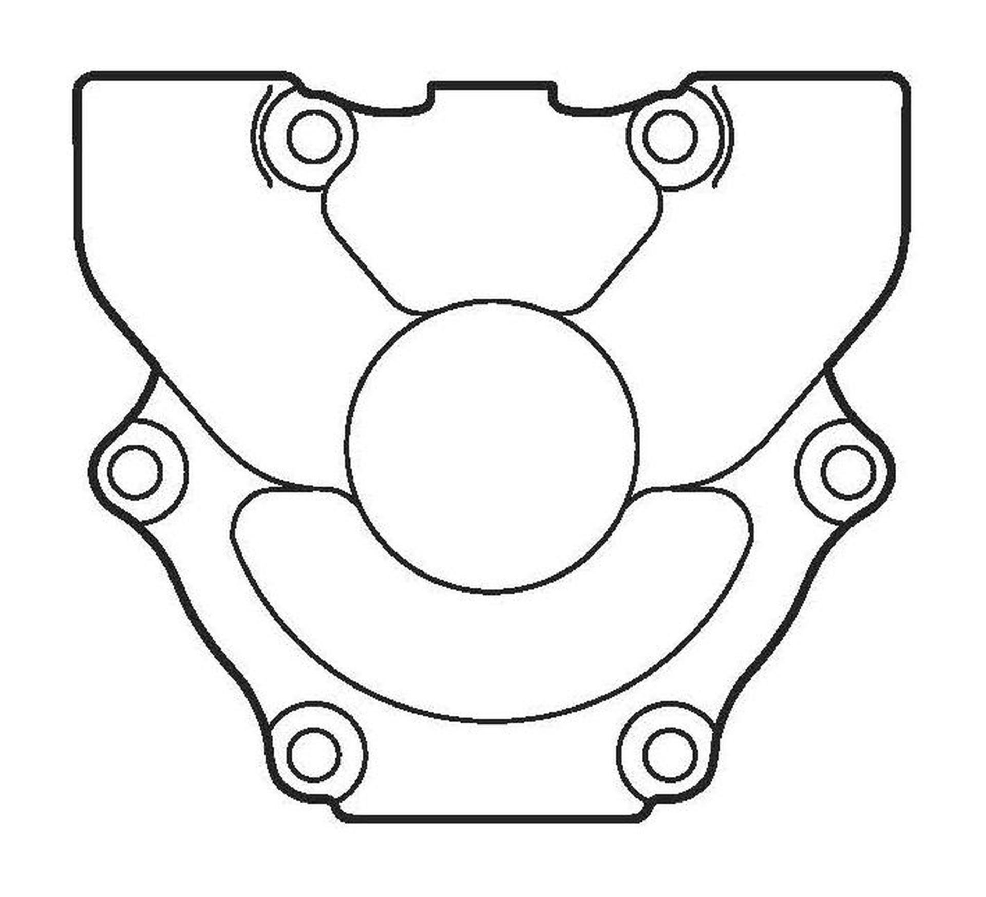 Danfoss Spare Part Backplate Sub-assembly74624-317 (CENTER)