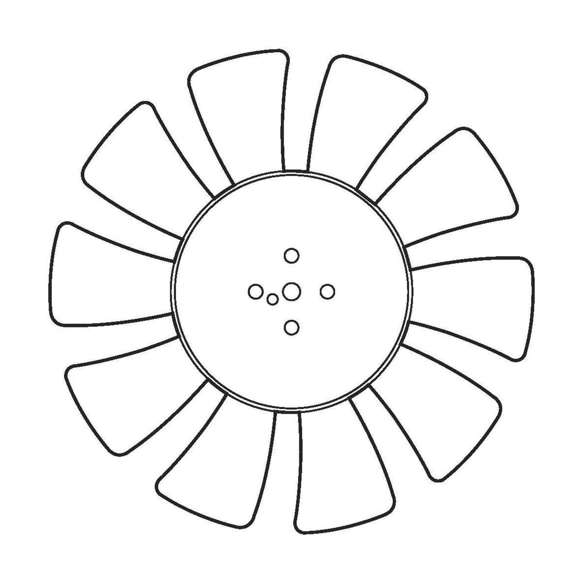 Danfoss Spare Part Fan106016-000 (CENTER)