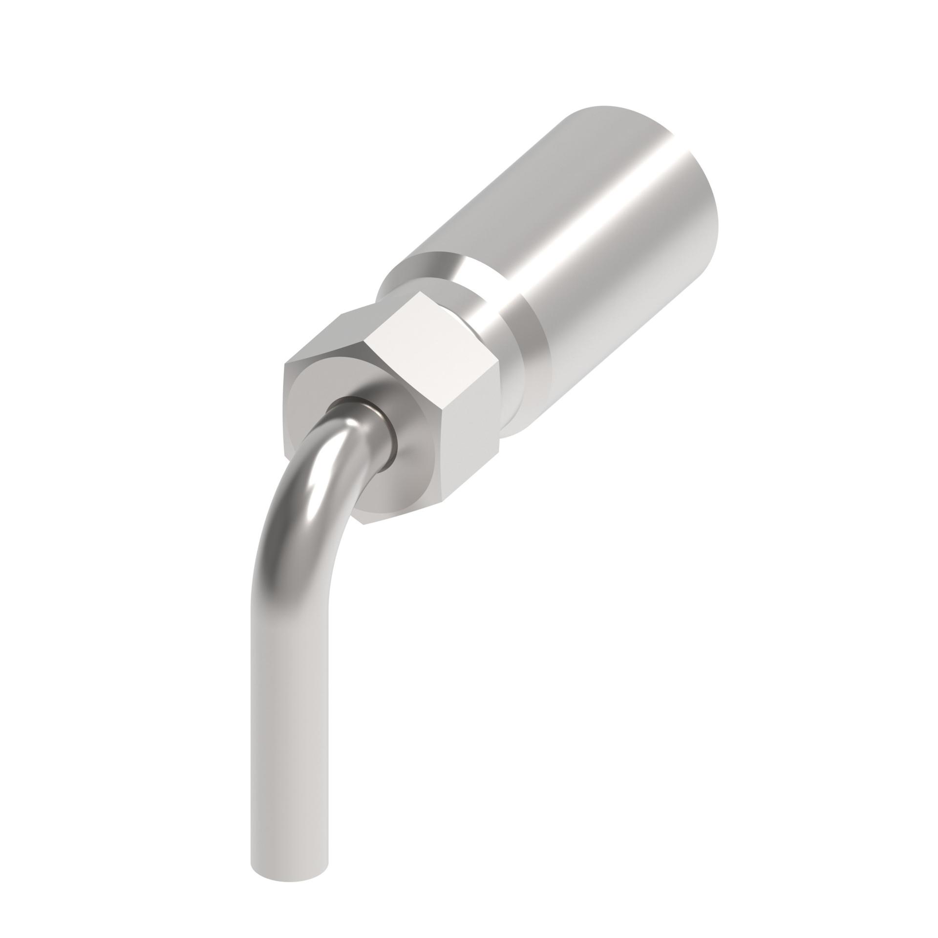 Synflex by Danfoss 90A Series Swage Hose Fittings Stand Pipe 90A03-06N090 (RIGHT)