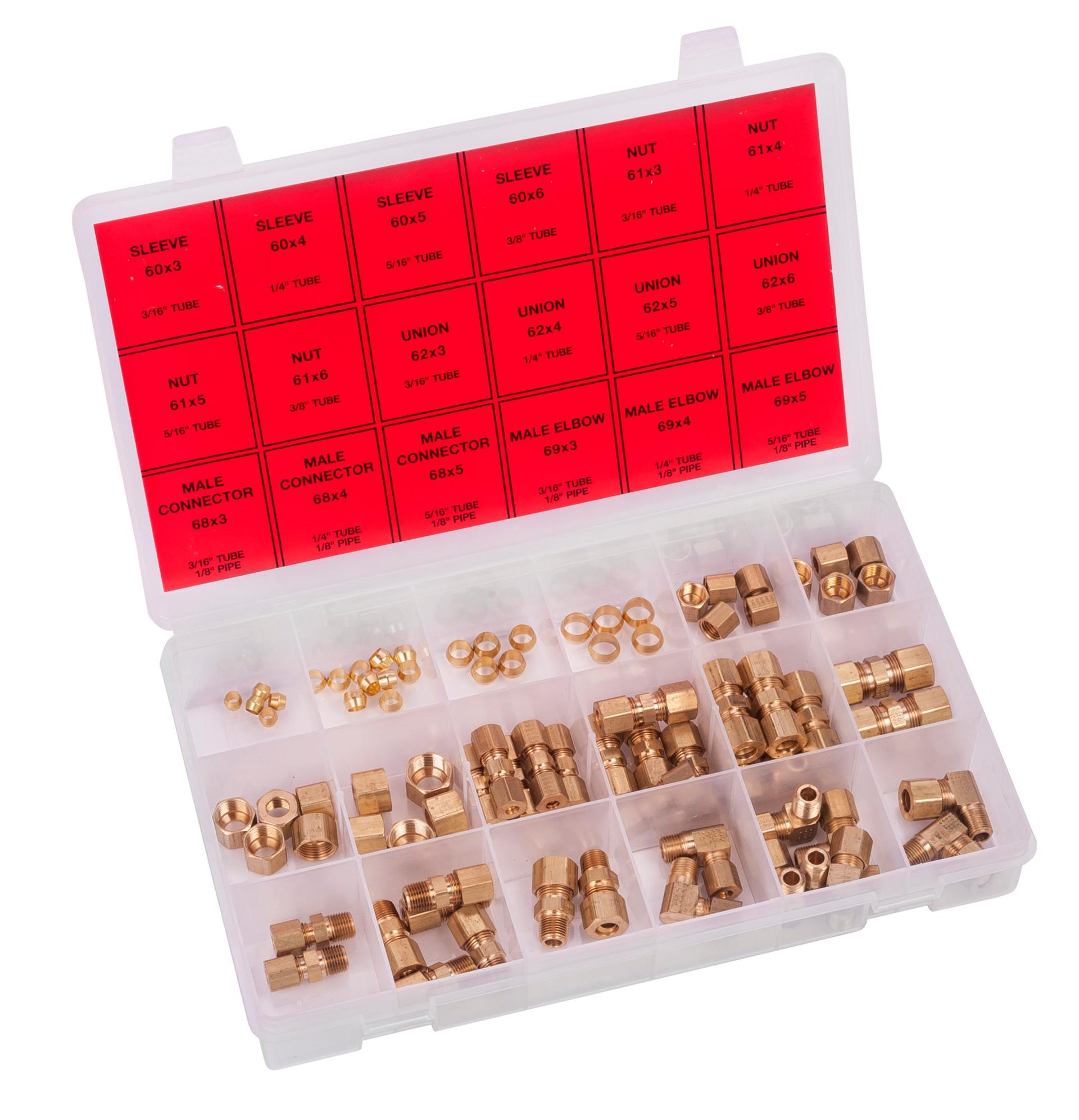 Weatherhead by Danfoss Standard Brass Assortment SS-86 (LEFT)
