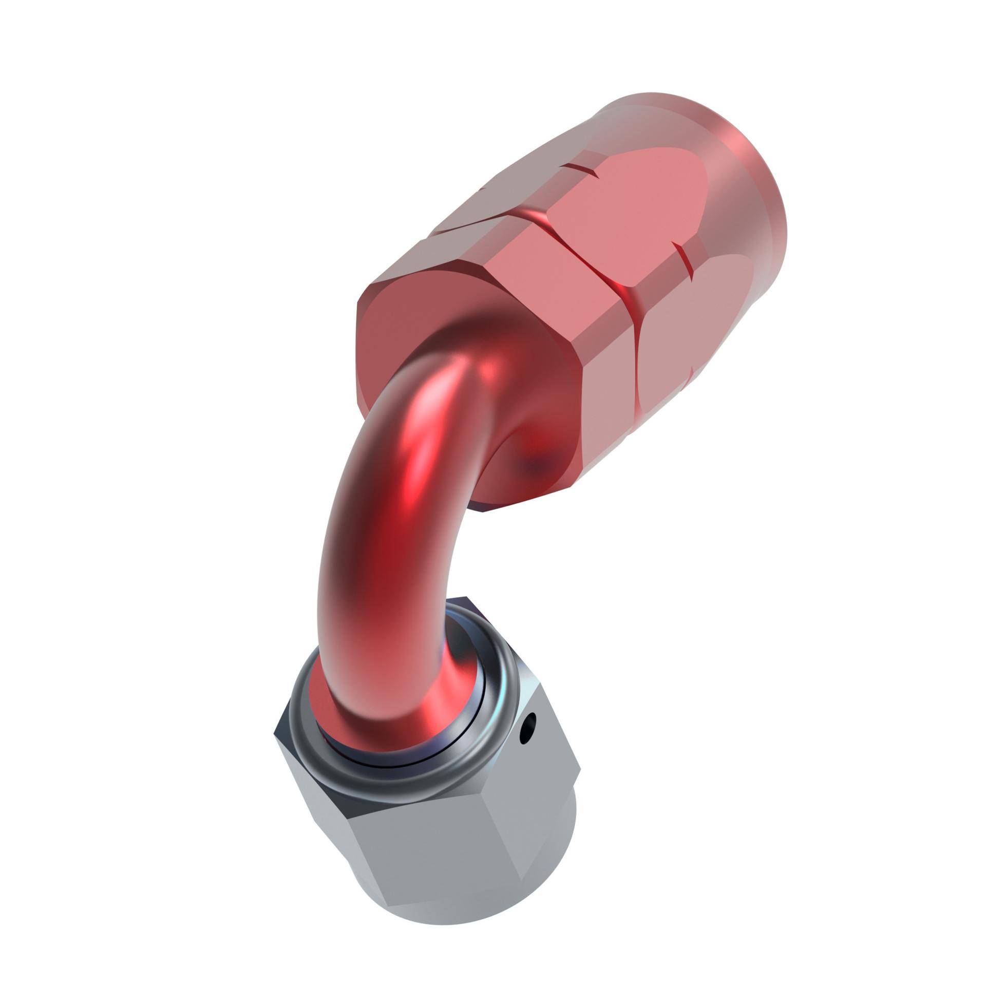 Aeroquip Performance by Danfoss Reusable Hose Fittings SAE 37° JIC/AN 120° Elbow Non-swivel FCM1042 (RIGHT)