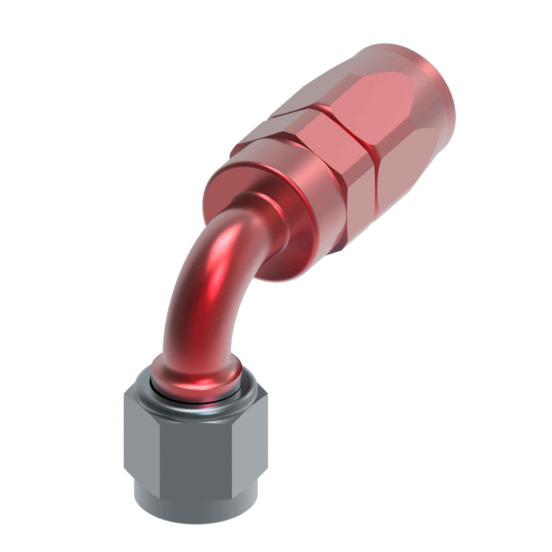 Aeroquip Performance by Danfoss Reusable Hose Fittings SAE 37° JIC/AN 90° Elbow Swivel FCM4032 (RIGHT)