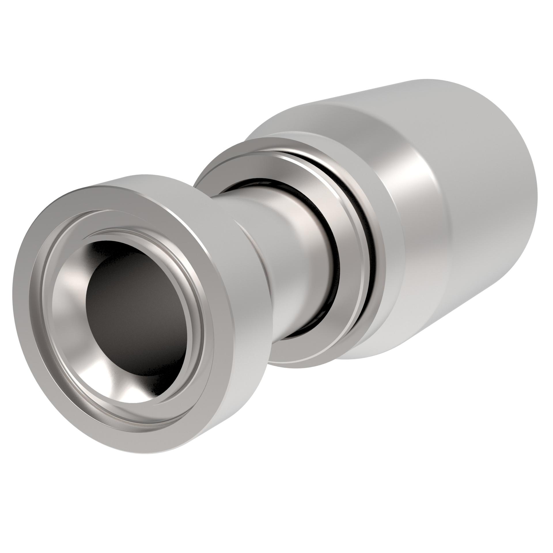 Aeroquip by Danfoss 1Z Series Crimp Hose Fittings Straight Split Flange 1Z20CT20 (RIGHT)
