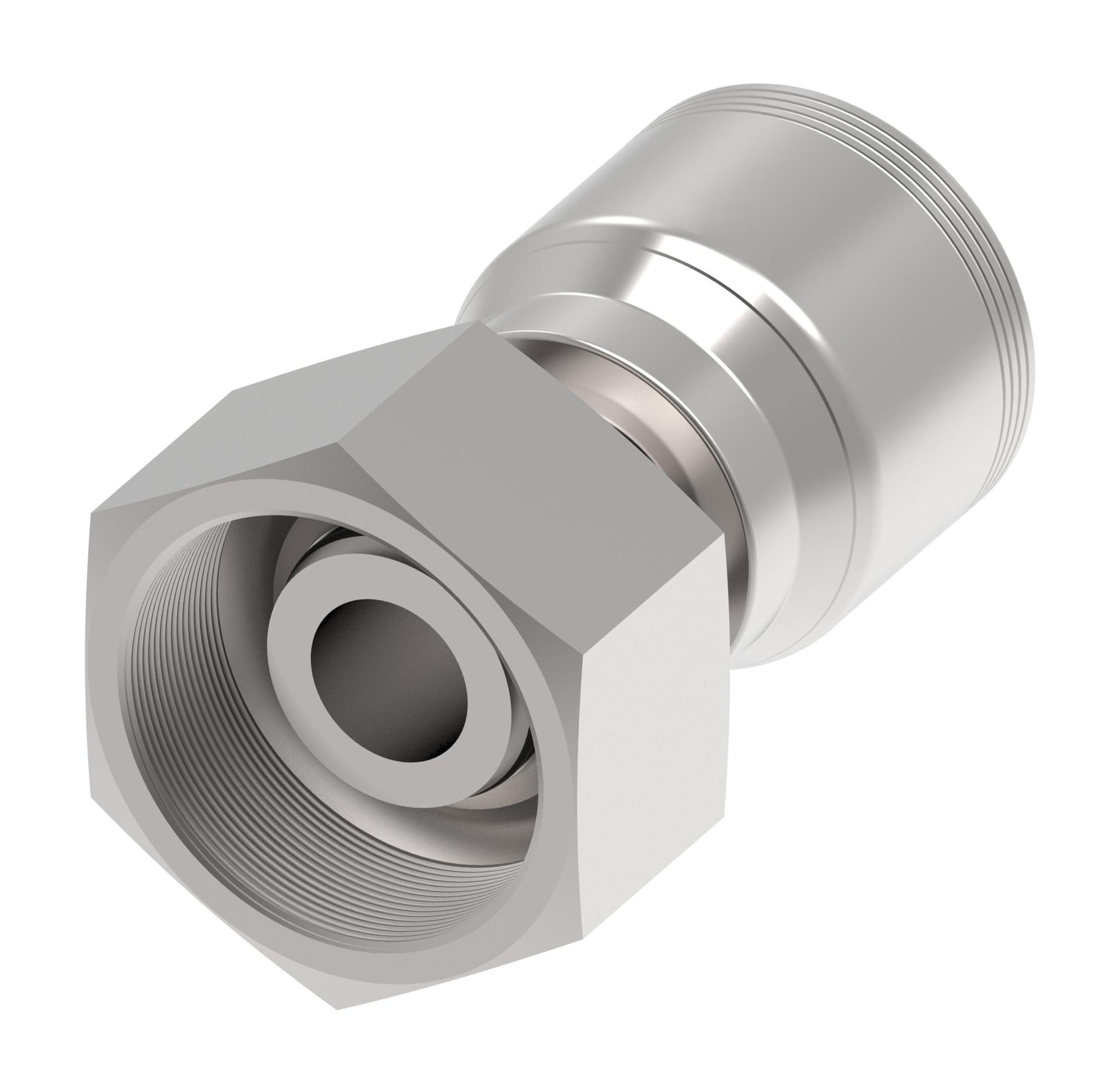 Danfoss 4S Series Crimp Hose Fittings Female Swivel DIN 24 Seat 4SXXDS20 (RIGHT)