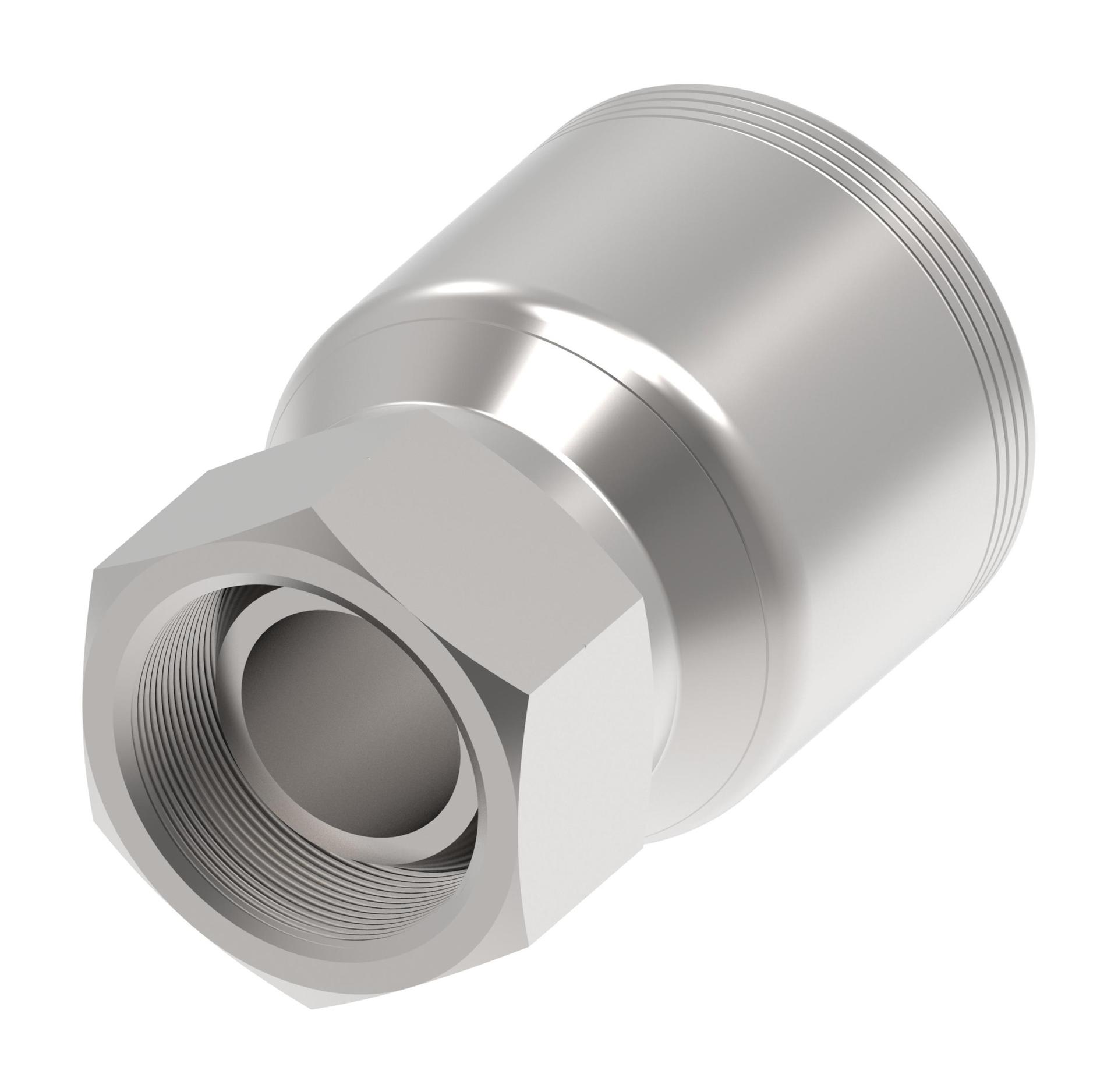 Danfoss 4S Series Crimp Hose Fittings Female BSPP Swivel 60 Cone 4SXXBF20 (RIGHT)