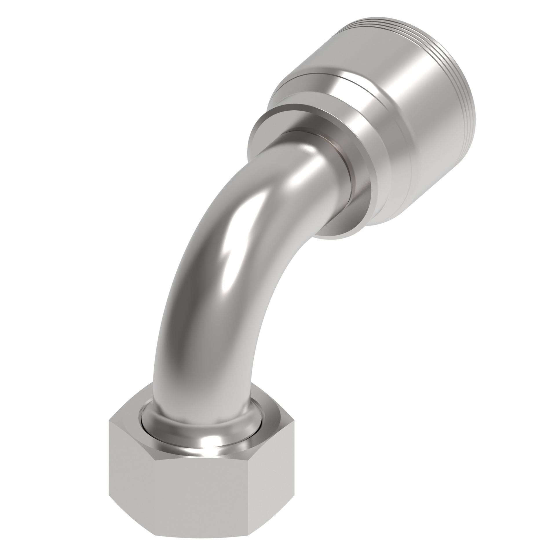 Danfoss 4S Series Crimp Hose Fittings Female ORS Swivel 90 Elbow 4SA20FRB16-064 (RIGHT)